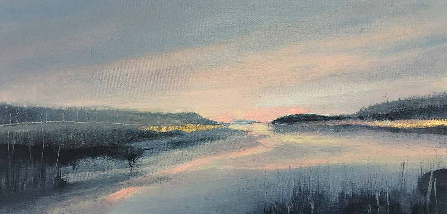 Cove, 6" x 12", Acrylic