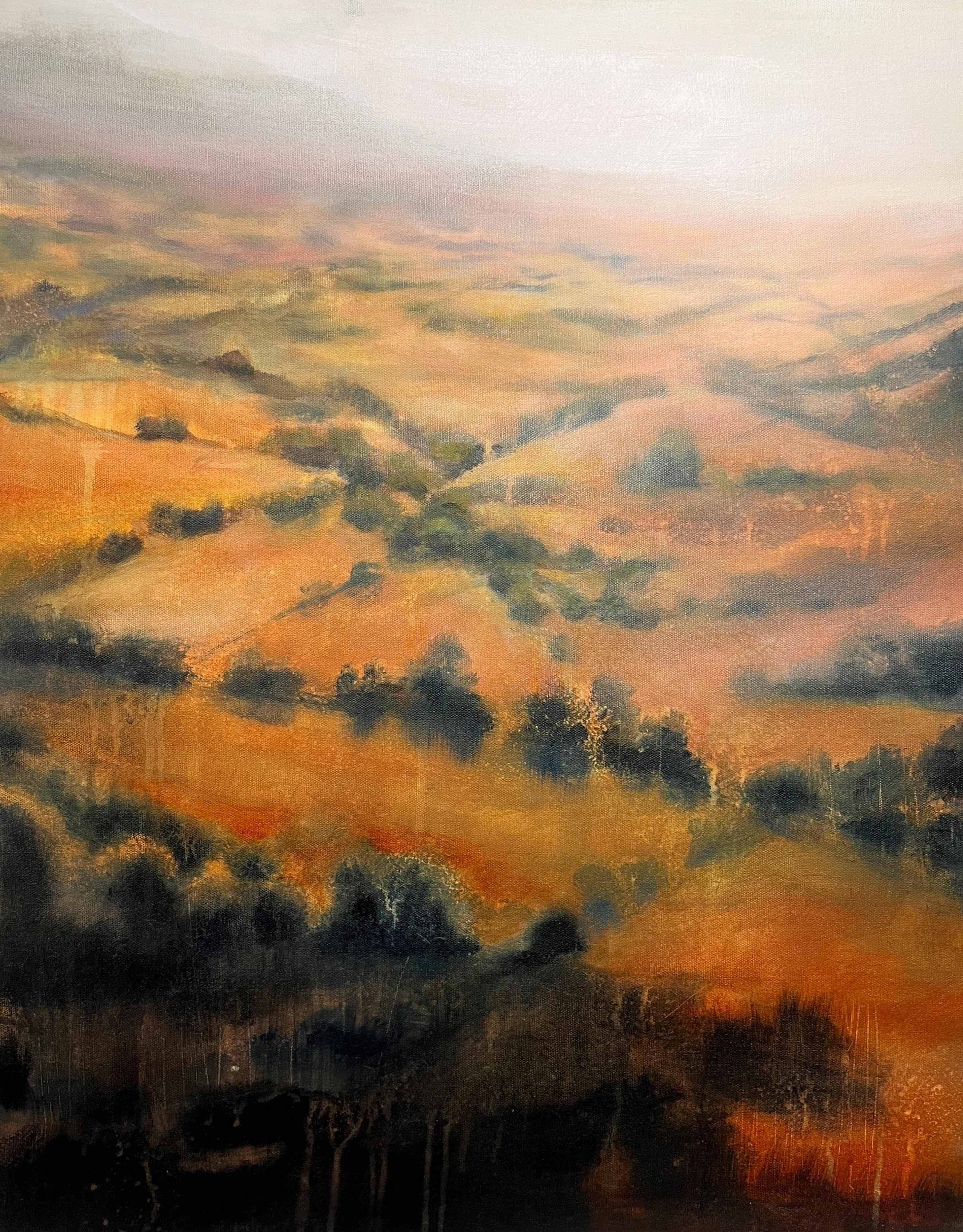 Breathe a Golden Air, 30" x 24", Acrylic