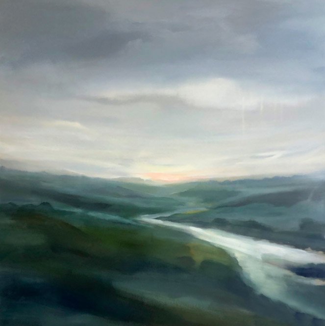 Repose, 30" x 30", Acrylic
