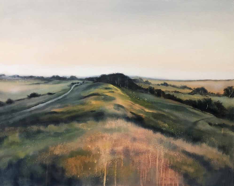Outskirts, 24" x 30", Acrylic