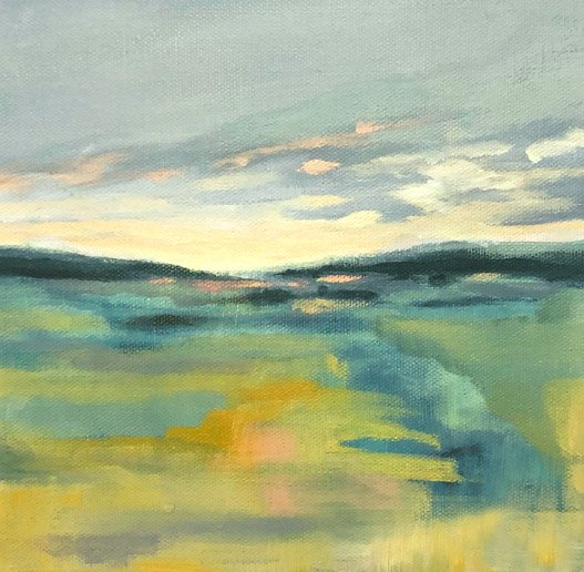 Pause, 8" x 8", Acrylic