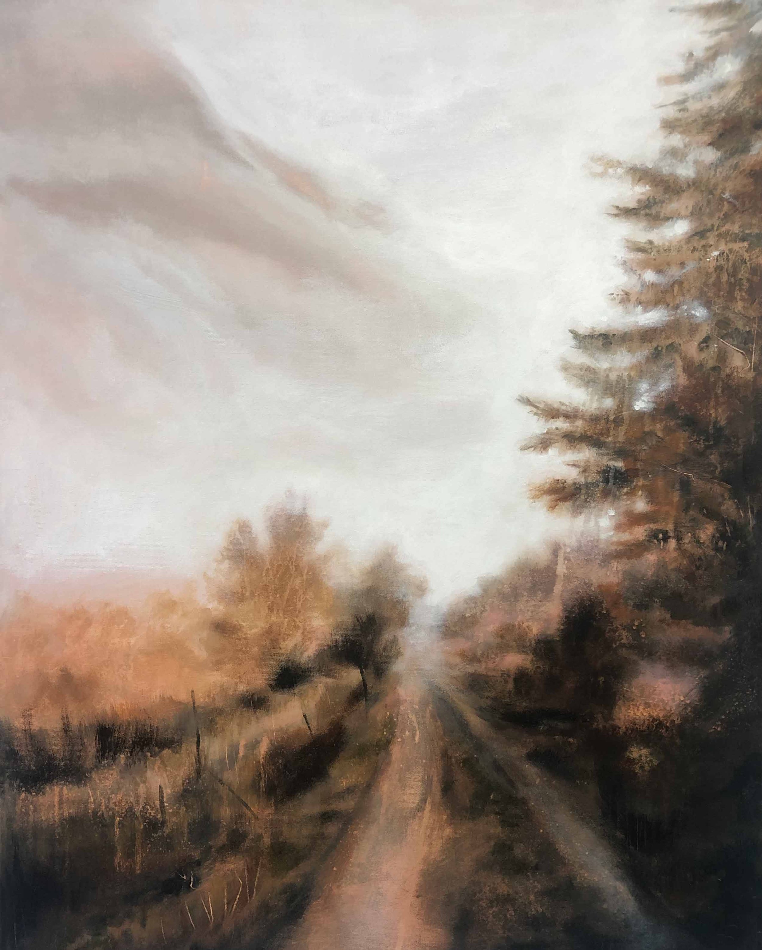 The Back of Beyond, 30" x 24", Acrylic