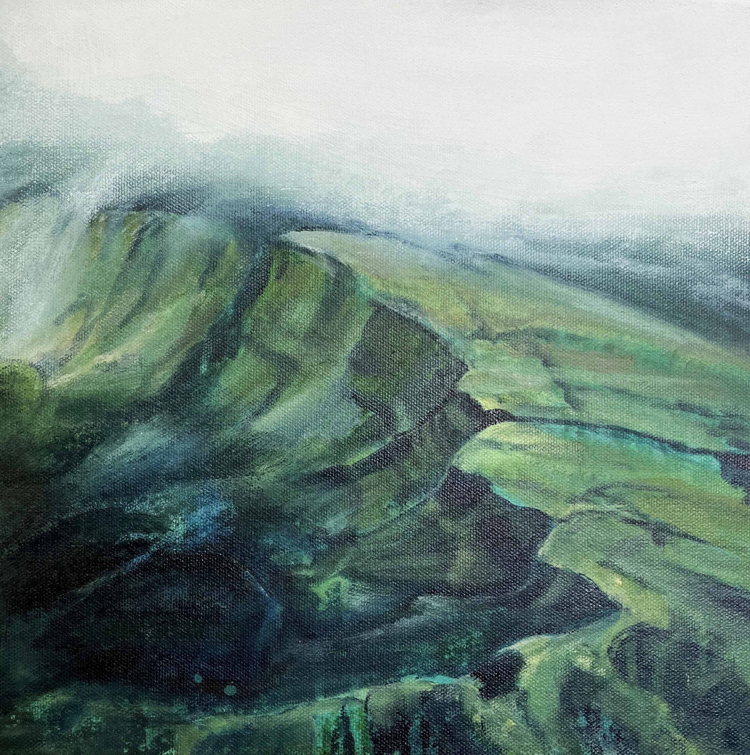 Where Landscapes Fuse, 24" x 24", Acrylic
