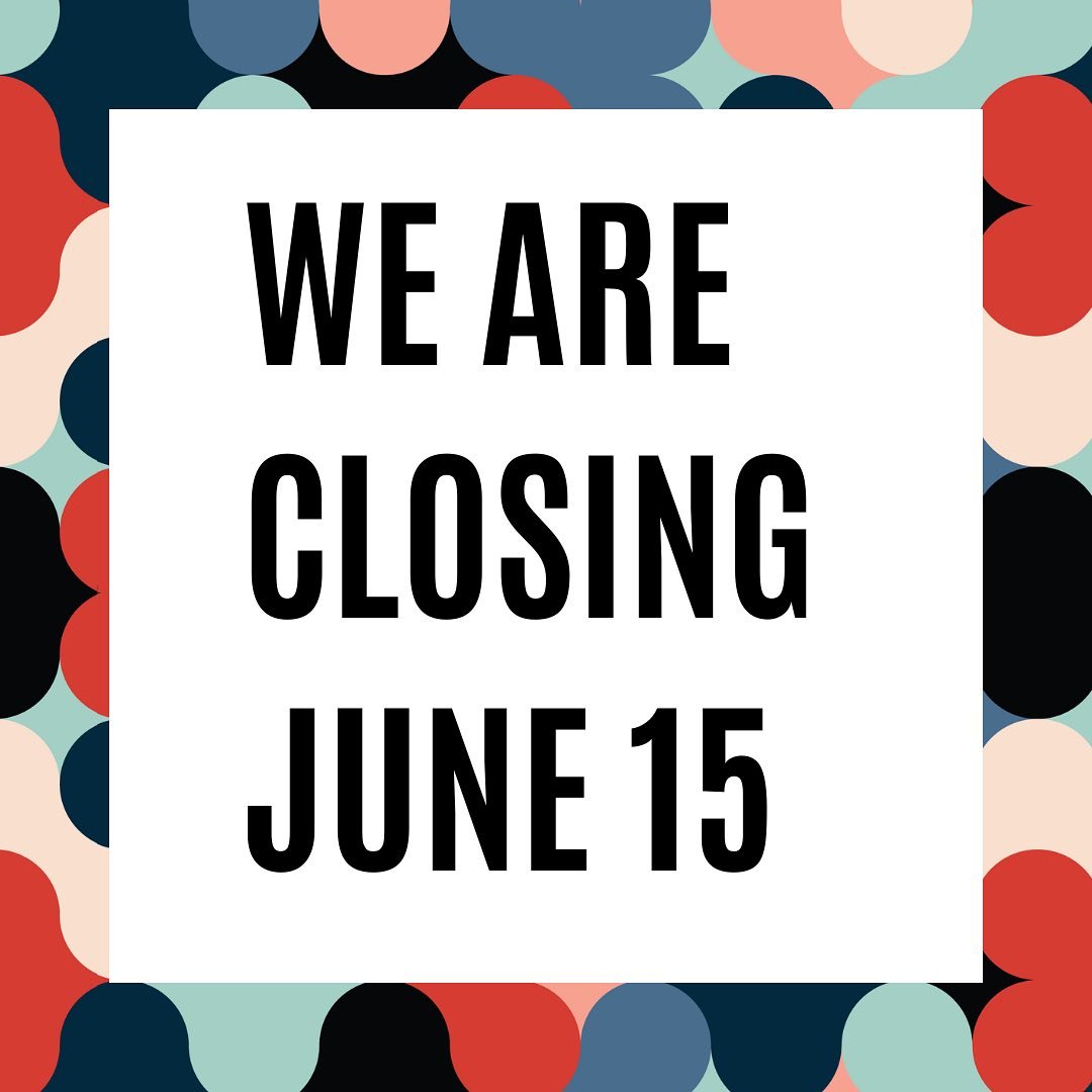 After careful consideration, we&rsquo;ve made the decision to closed our studio space and discontinue in-person classes by mid-June. Several of our instructors have been recruited for design positions in the industry and teaching roles at the collegi