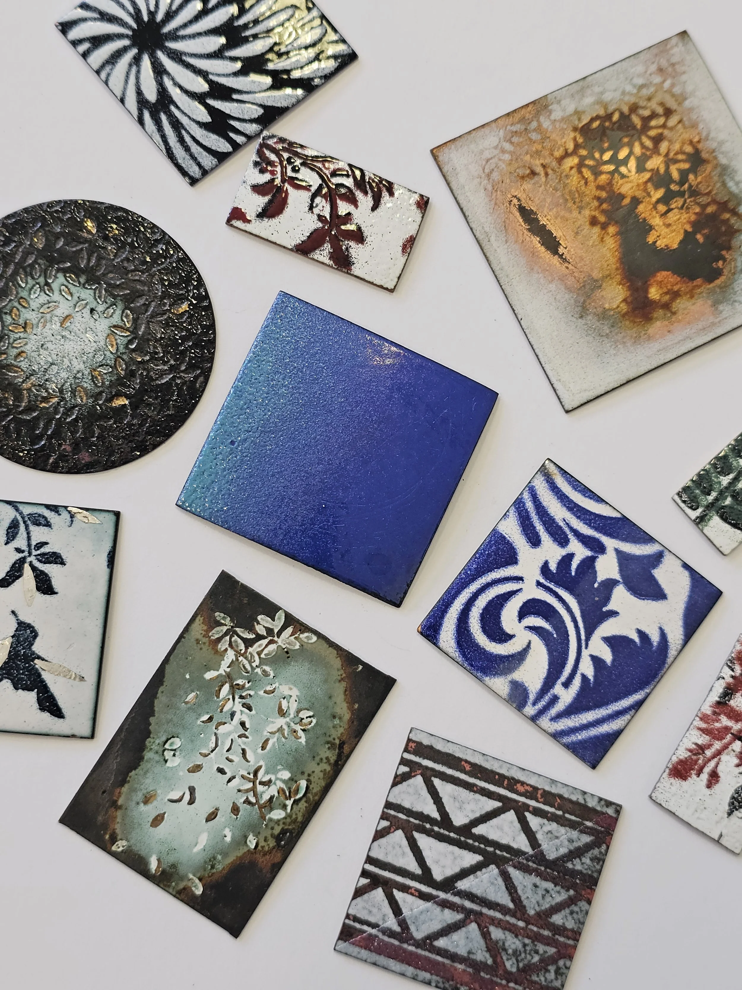 Beginners Enamel Pendants, Earrings & Play Workshop - Saturday 6th March
