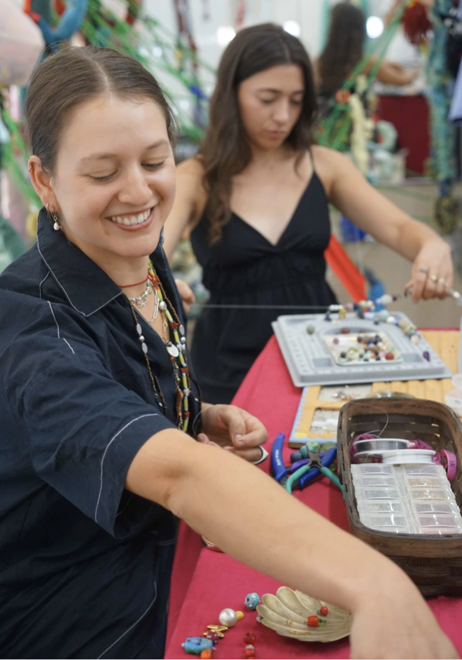 Artist Erin Wakeland’s Necklace Bead Bar