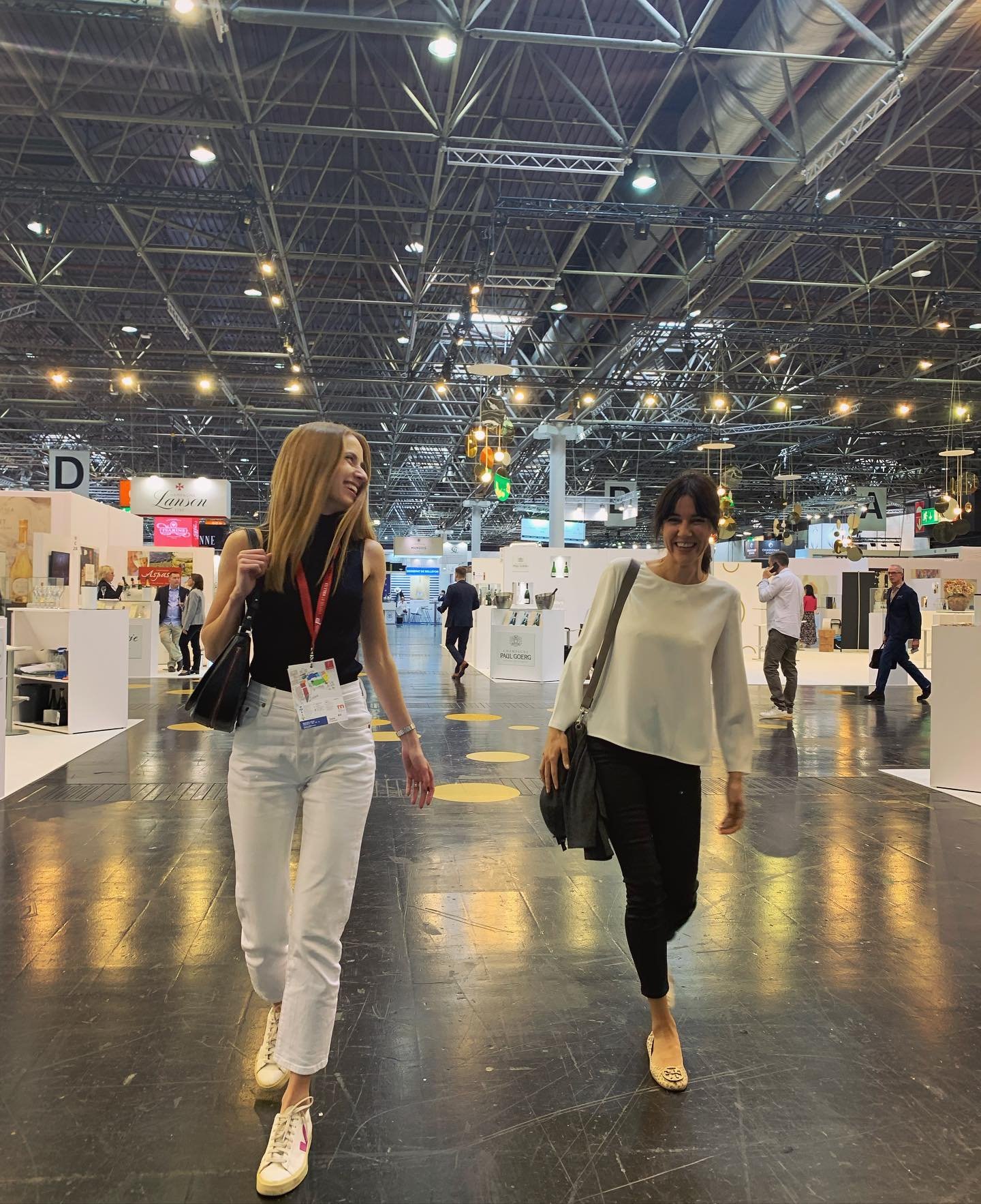 With one of my favourite wine girls @tastethatwine at @prowein_tradefair. Great 3 days meeting 🍷 producers all over the world! 🌍