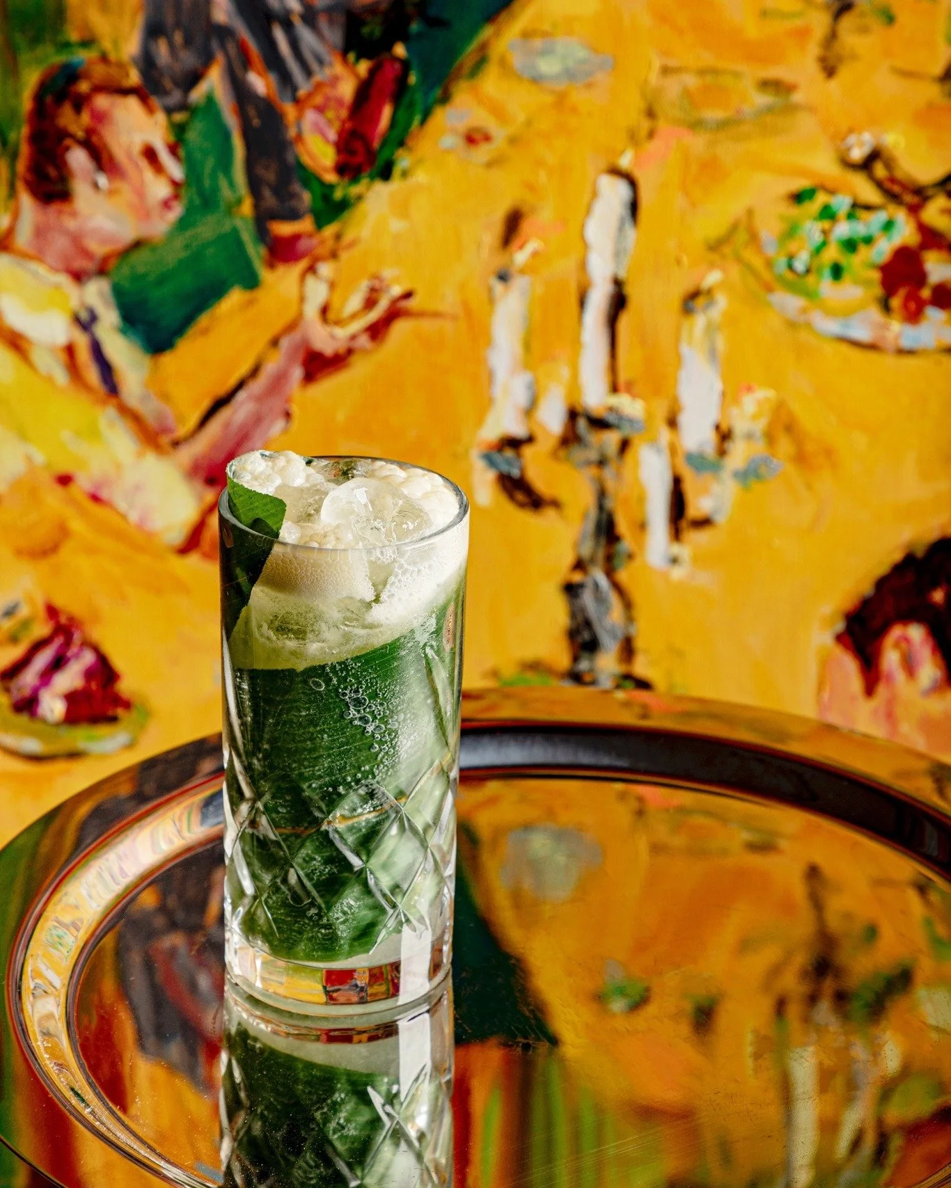 Not A Hollywood Movie &mdash; Vodka Ketel One, vanilla, passion fruit, almond orgeat, lime. 
Every detail, a brushstroke.