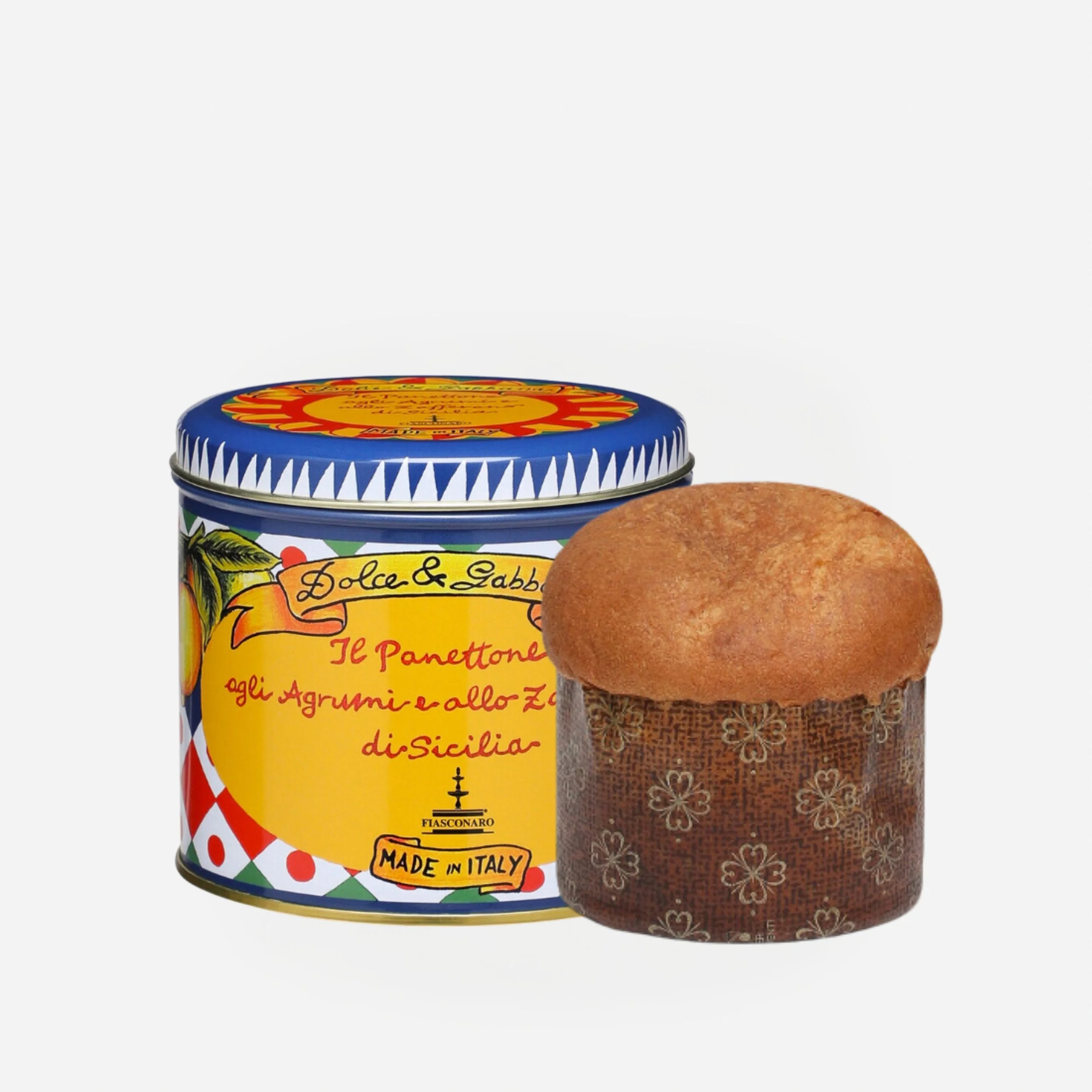 Sicilian Dolce Gabbana Sicily Cena Saffron Panettone D&g