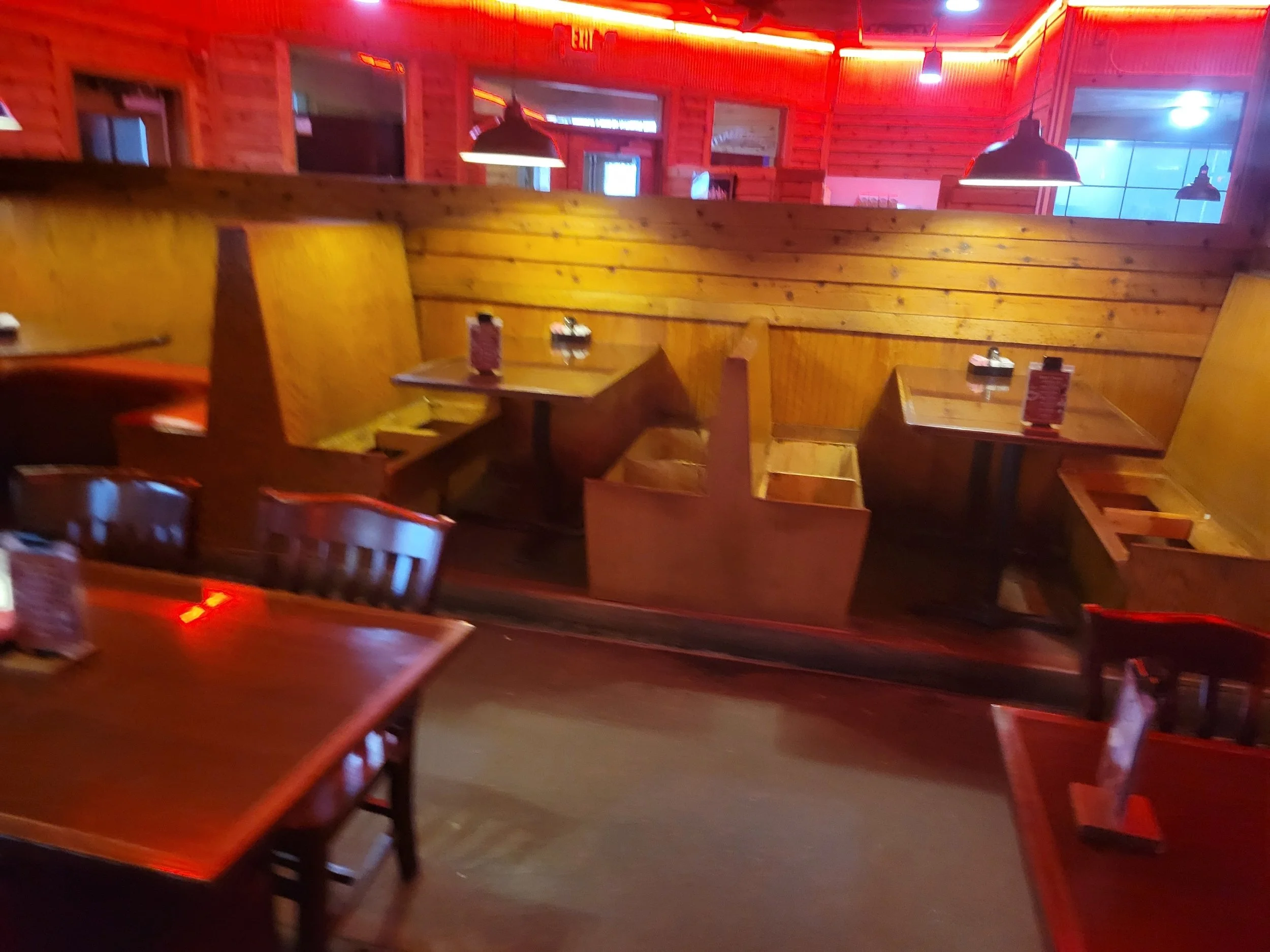 Texas Corral booth seats