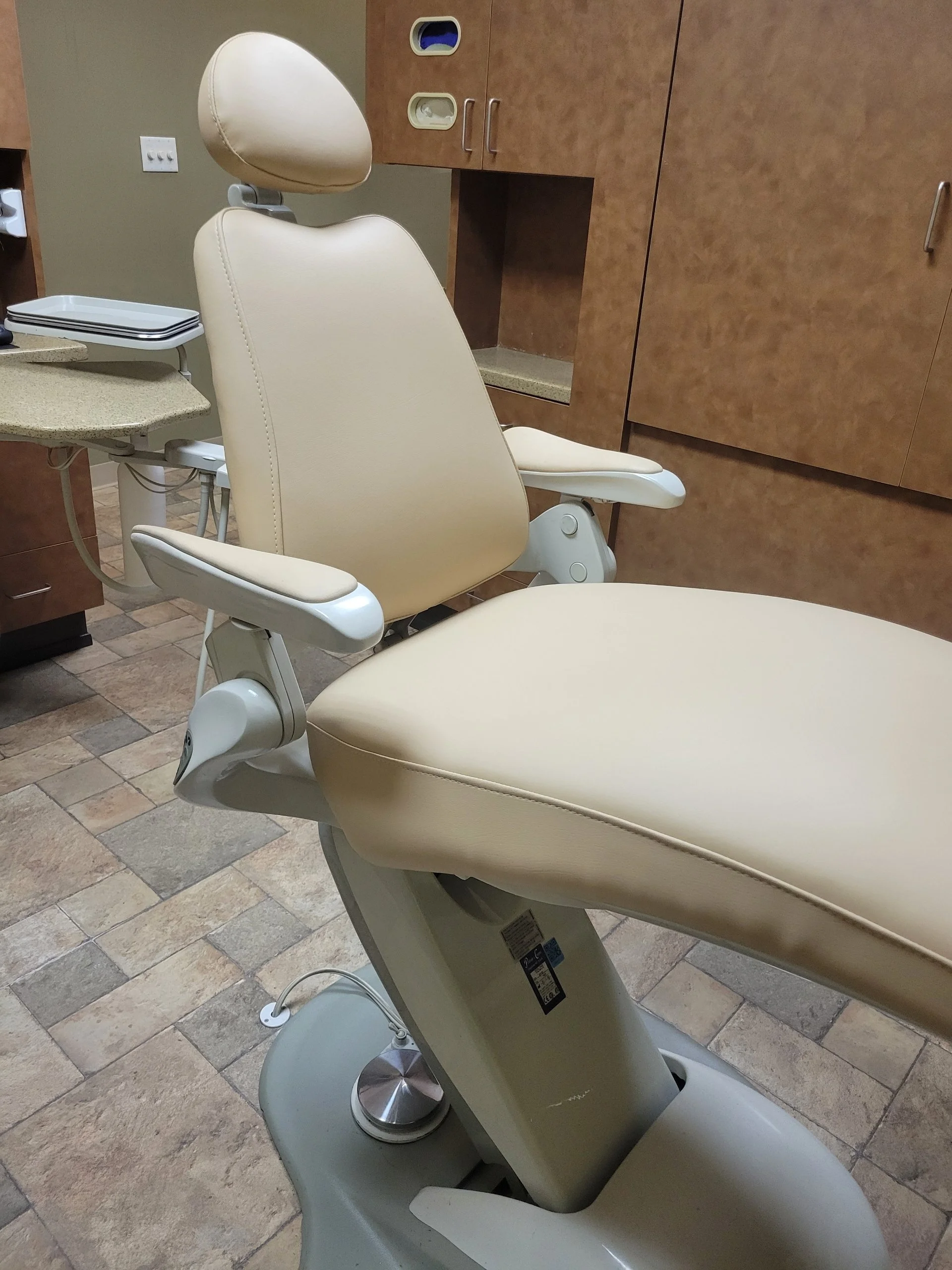 One of three completed side view