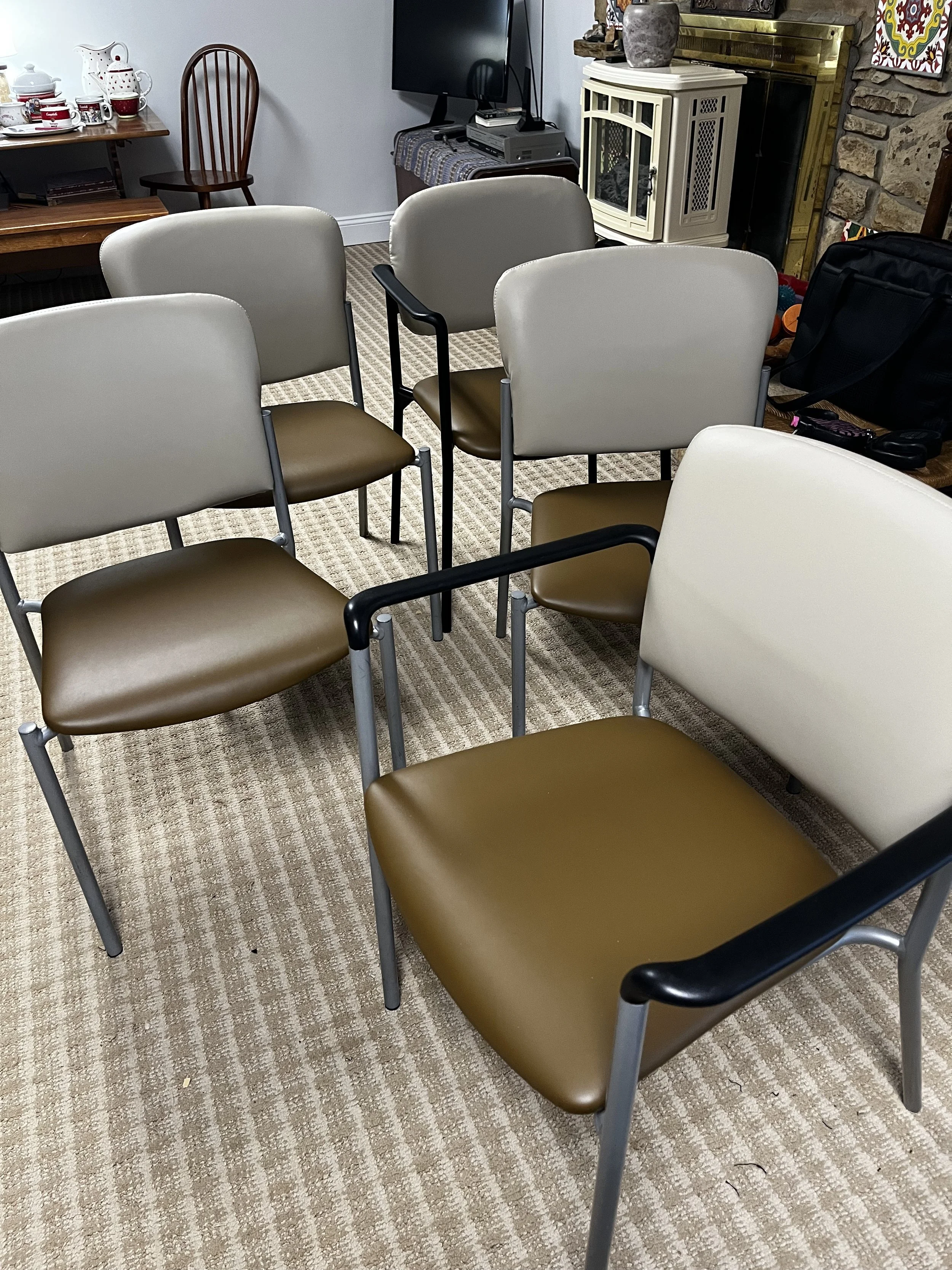 Healthnet Reupholstered Office Chairs