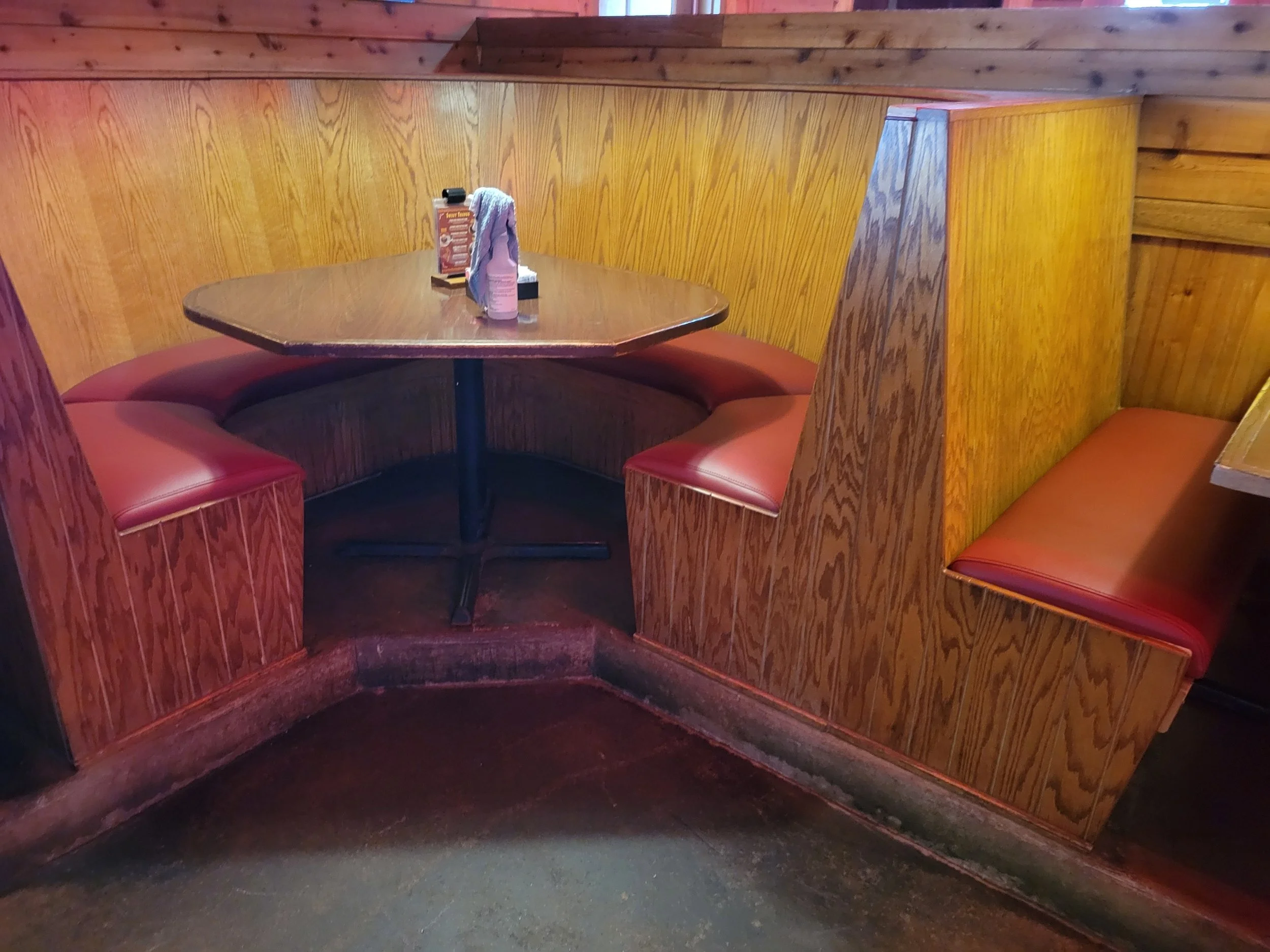 Texas Corral corner booth