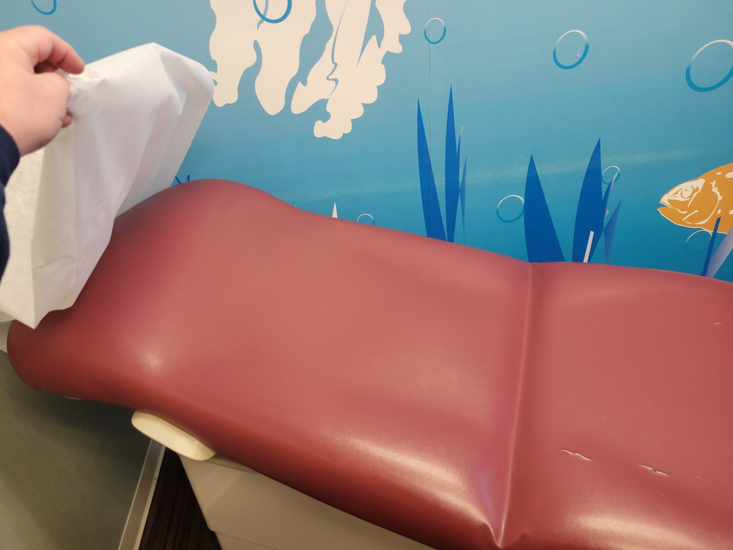 Healthnet Exam Table Damaged