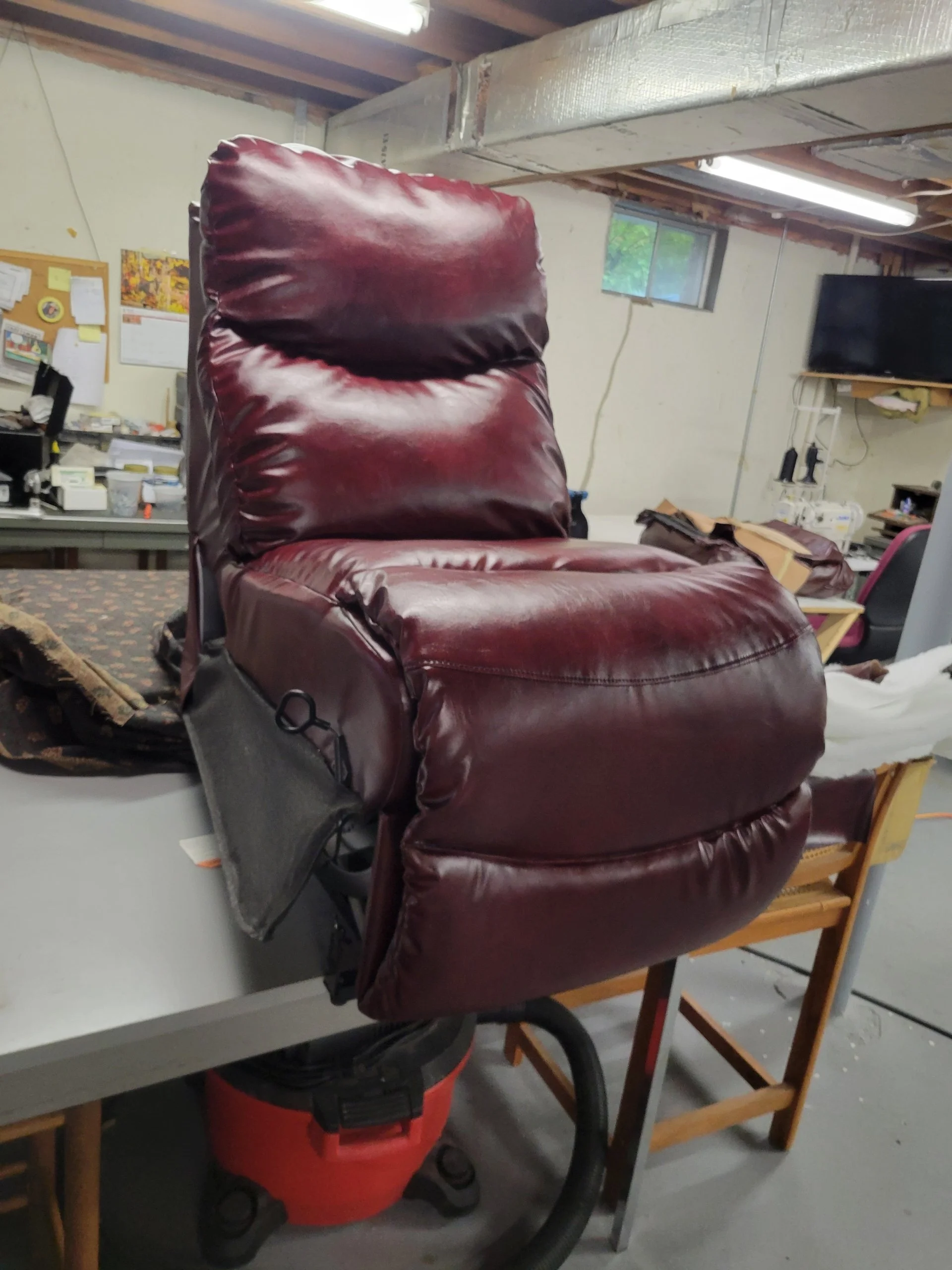 Reupholstering five piece sectional sofa