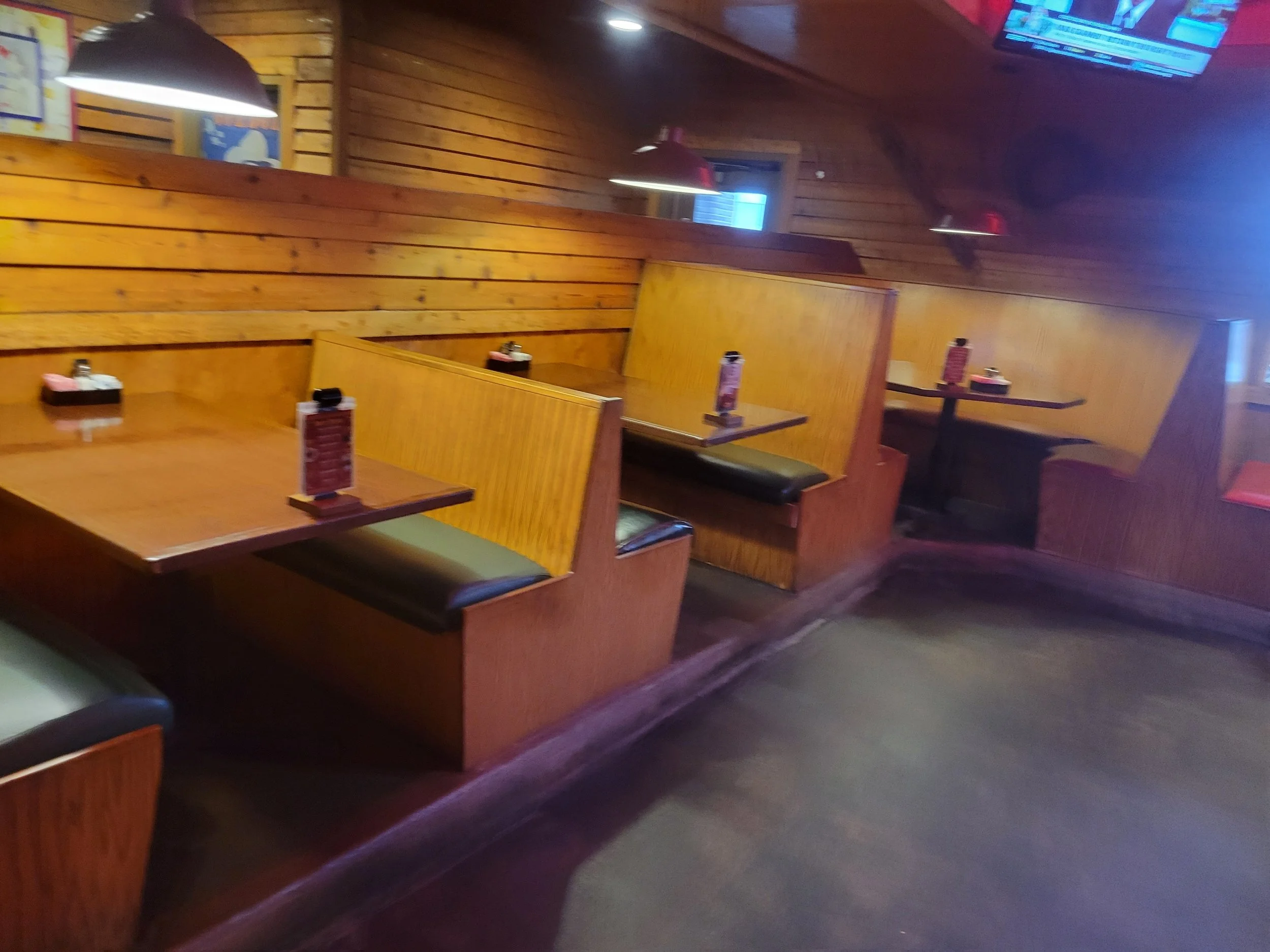 Texas Corral booth seats