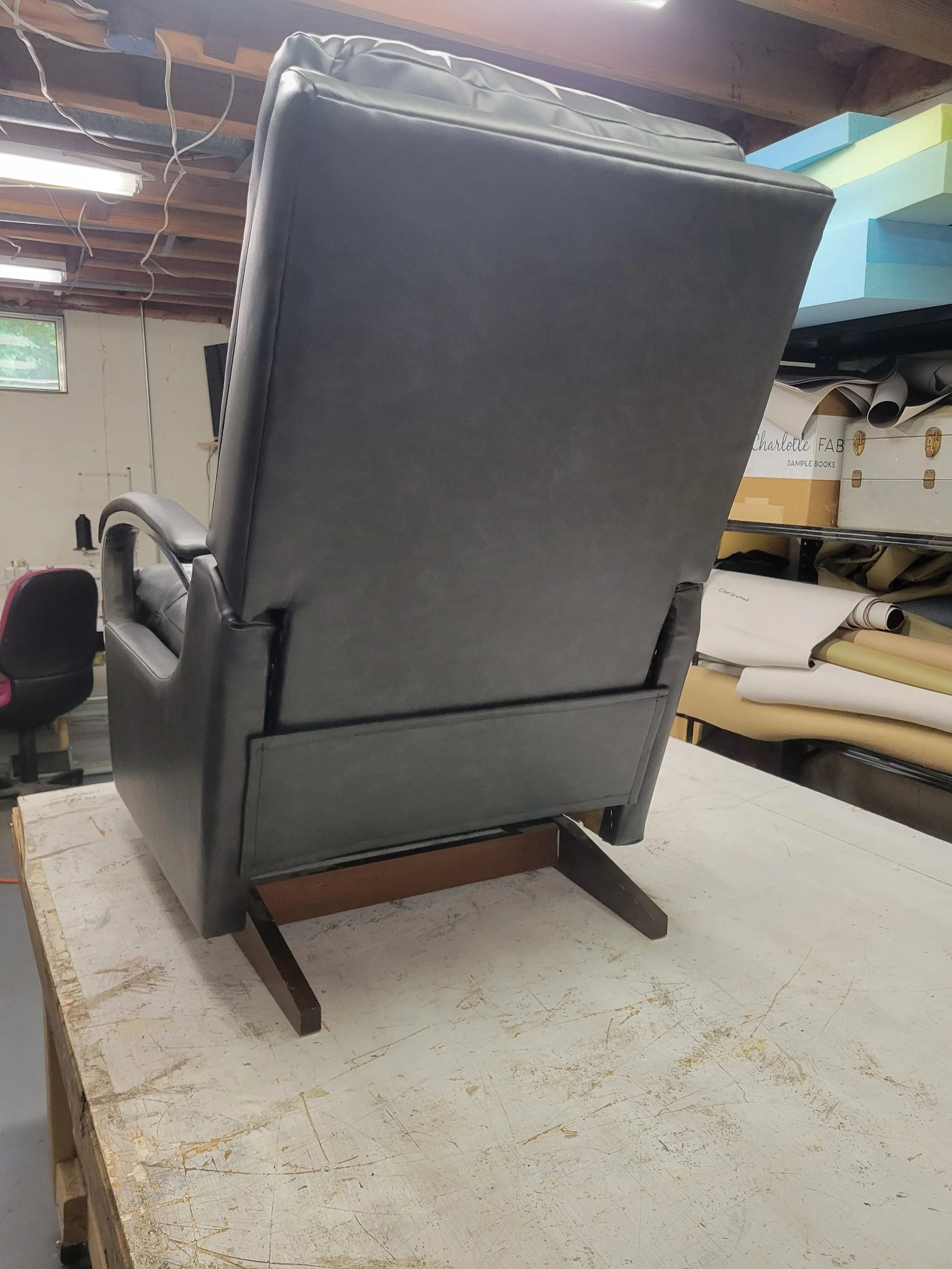 Reupholstered Lazy Boy Back