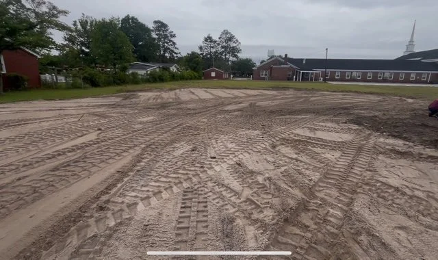 After structure demolition.