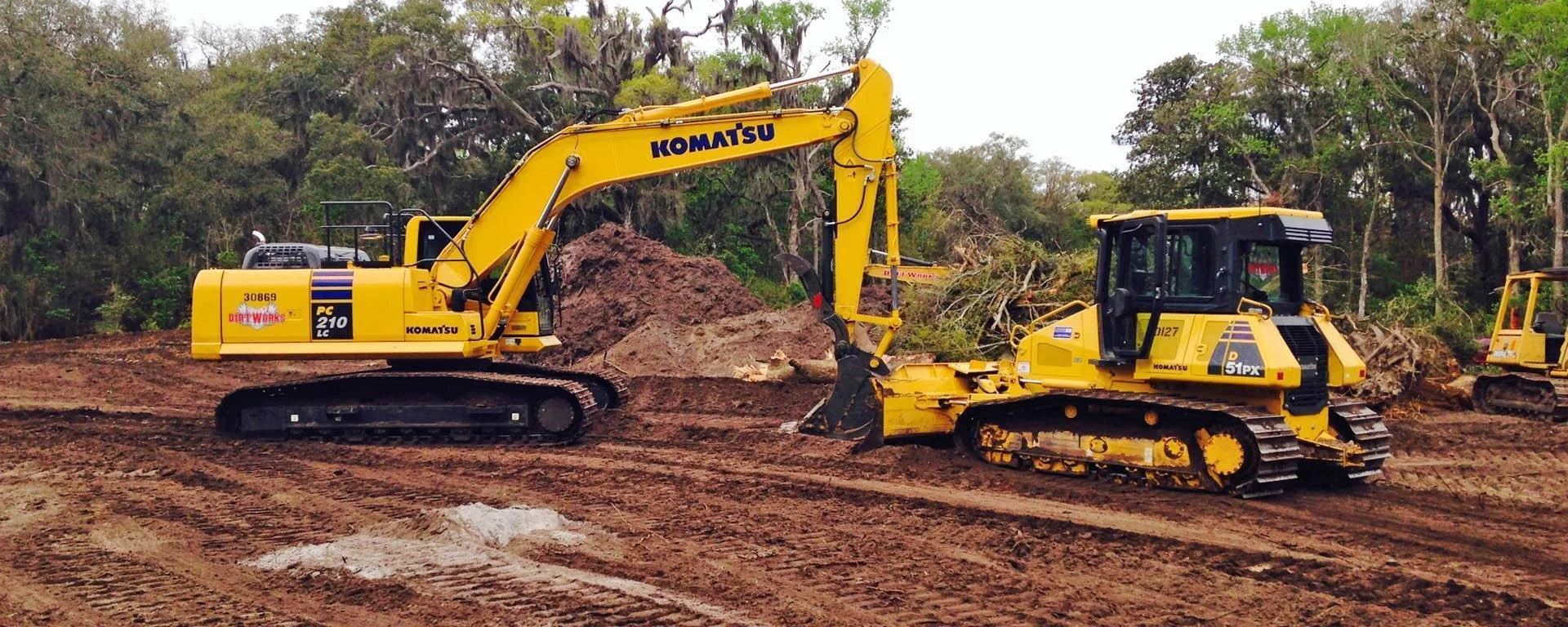 land clearing and site preparation. 