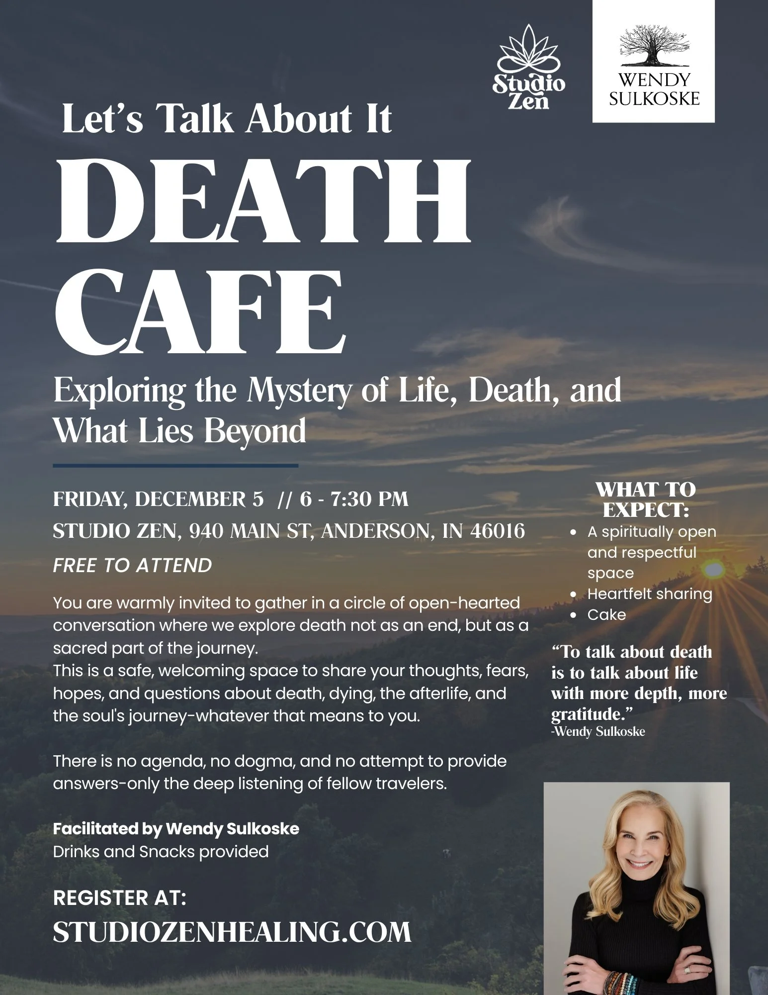 Death Cafe at Studio Zen