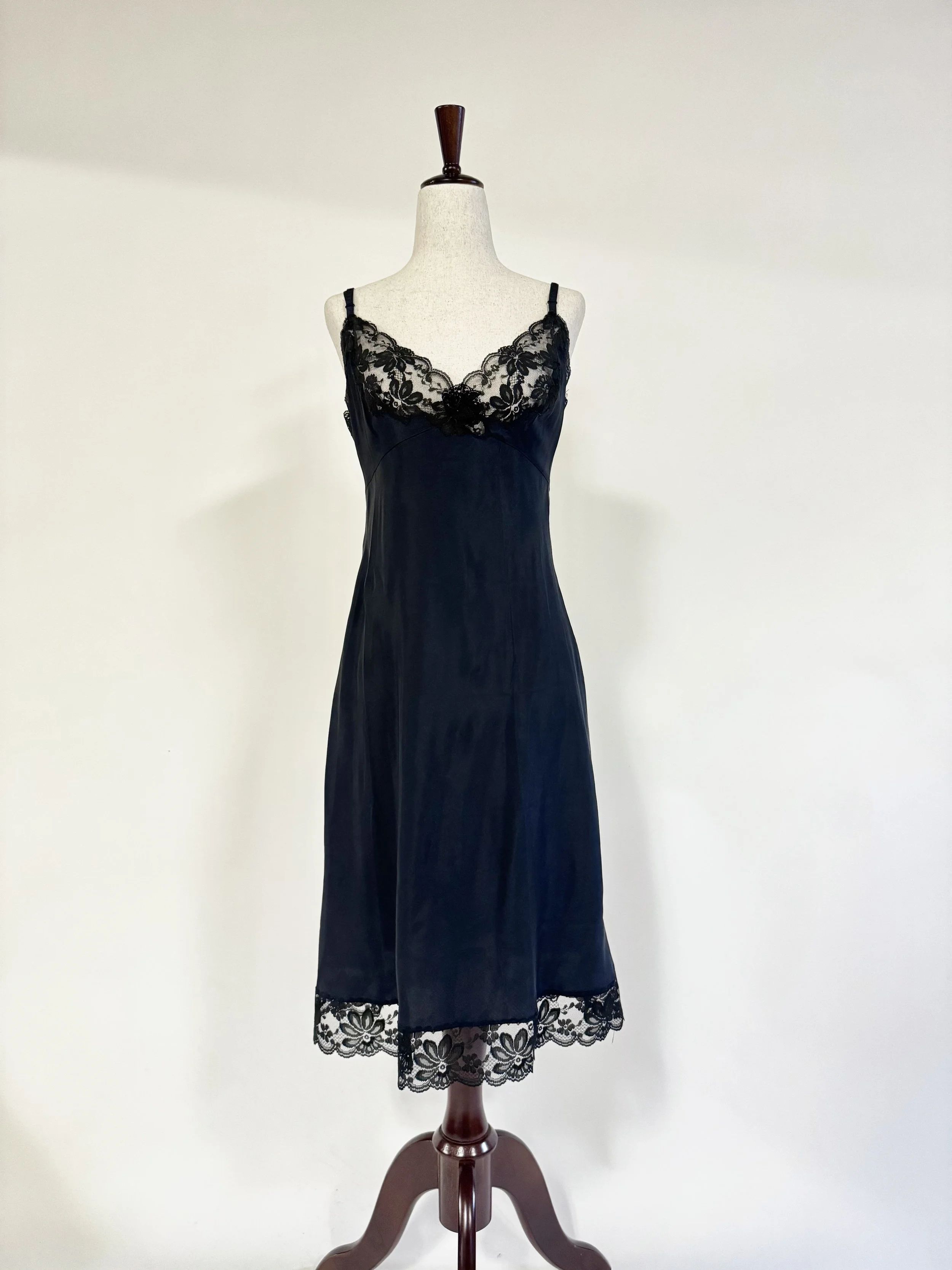 Christian Dior Black Chemise - Size Small
