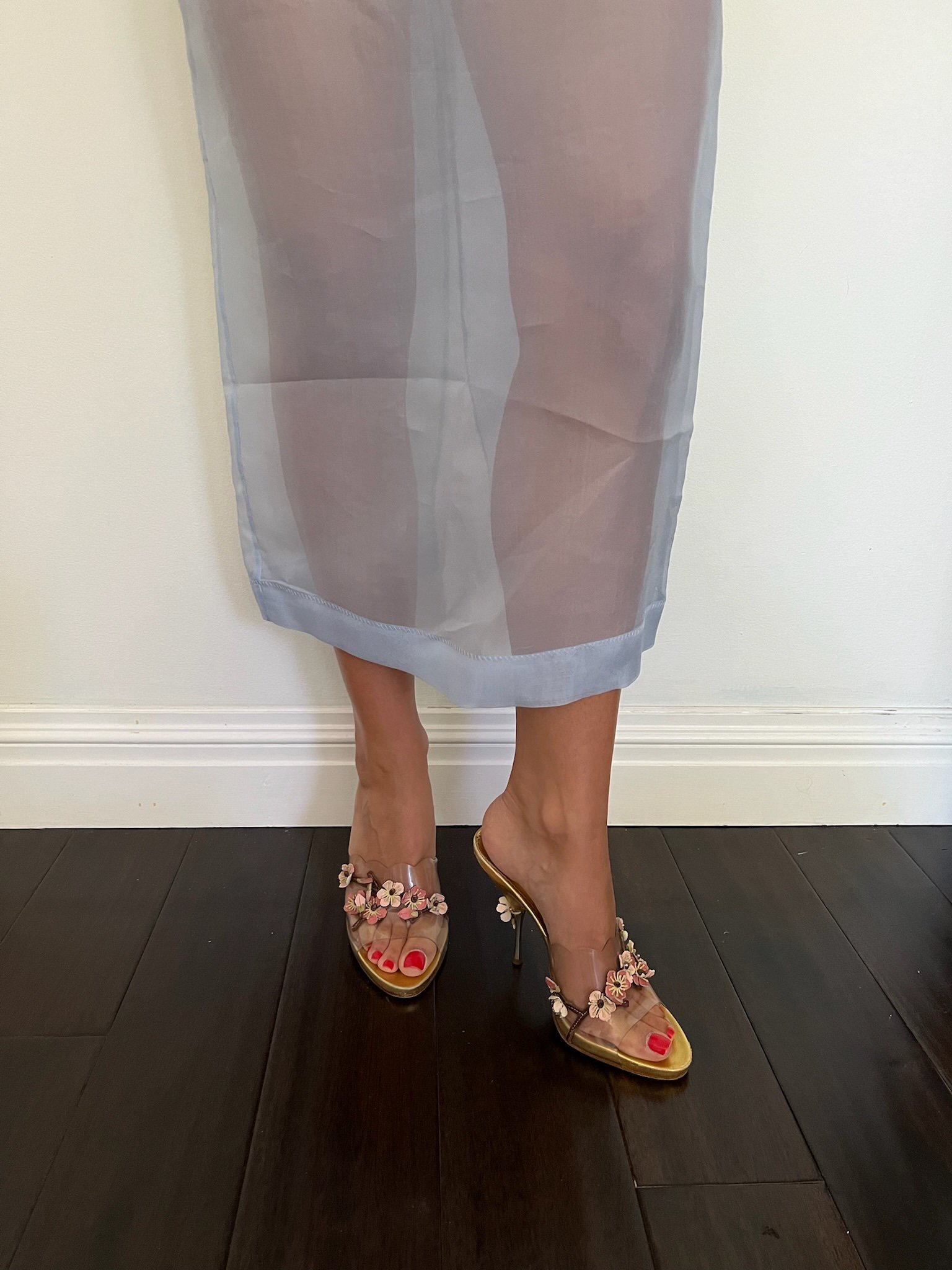 Prada Floral Heels - Size 36.5 - GIMI RARITY