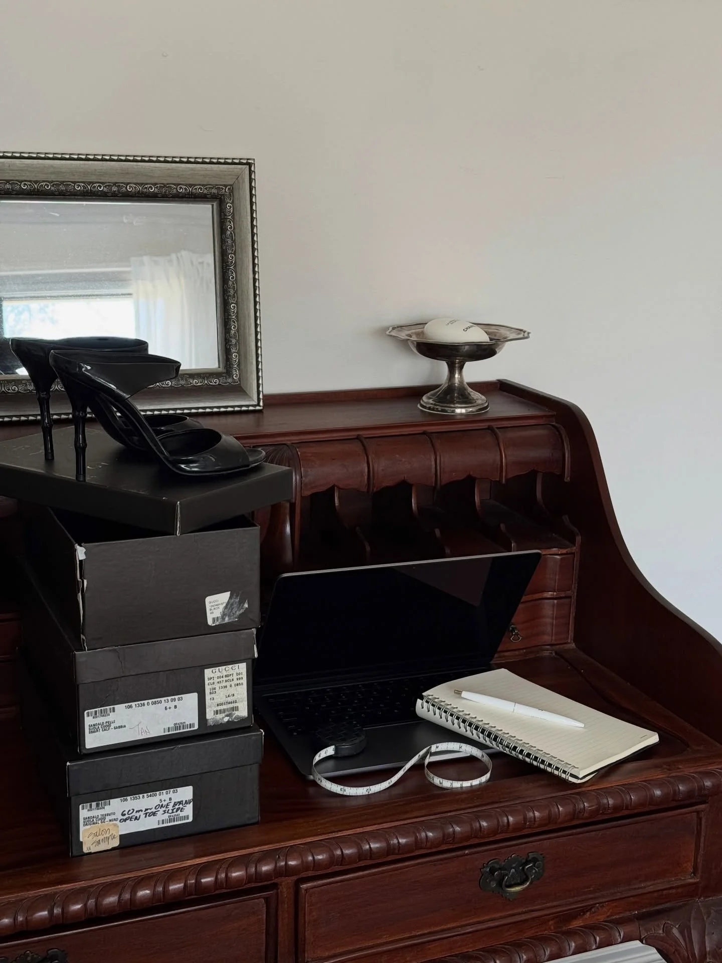 Live from the HQ.👩🏻&zwj;💻 
Prepping for @normal.nyc April 10-12 and 17-19 
See you there!