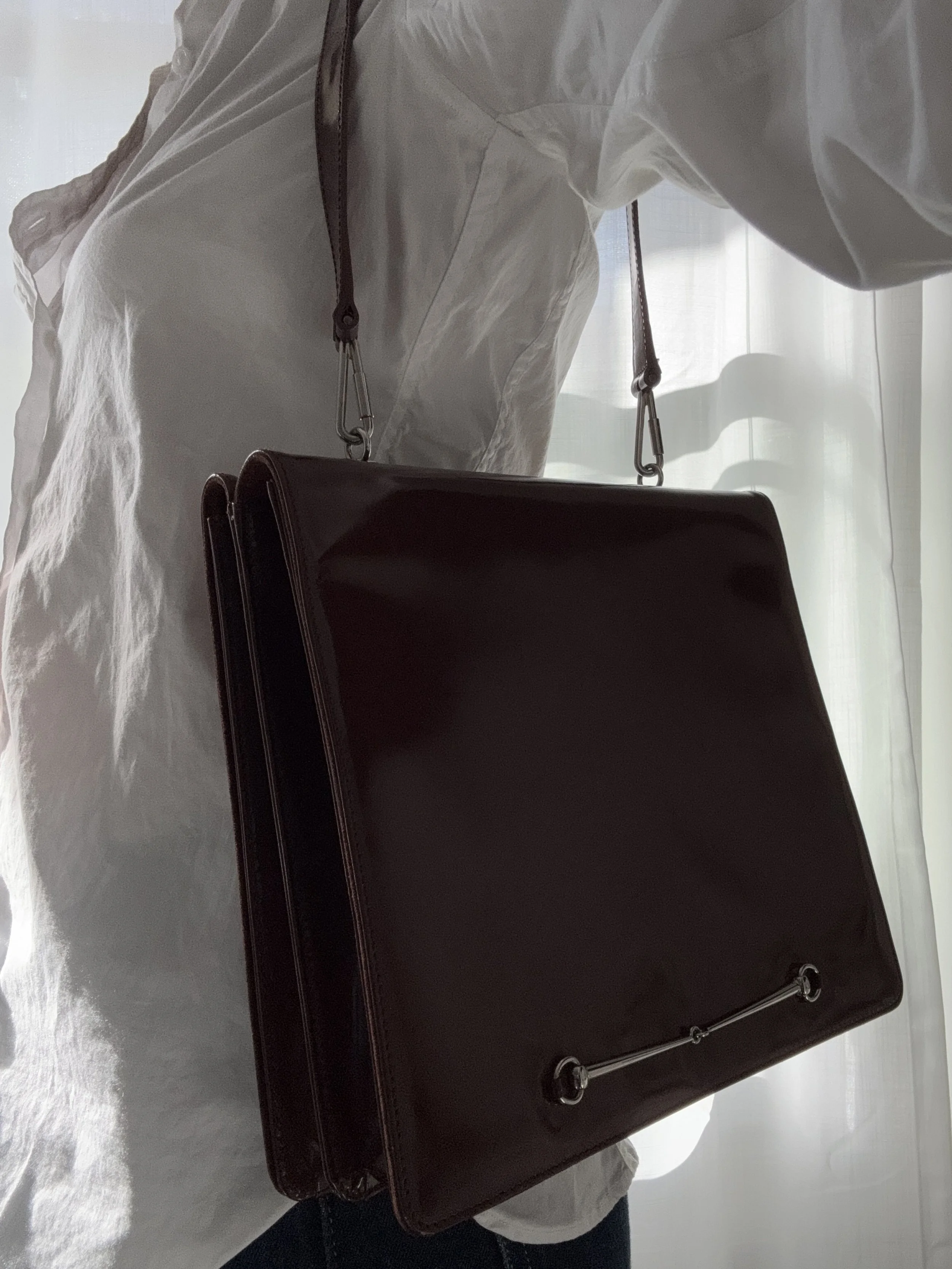 Gucci by Tom Ford Brown Horsebit Purse - GIMI RARITY