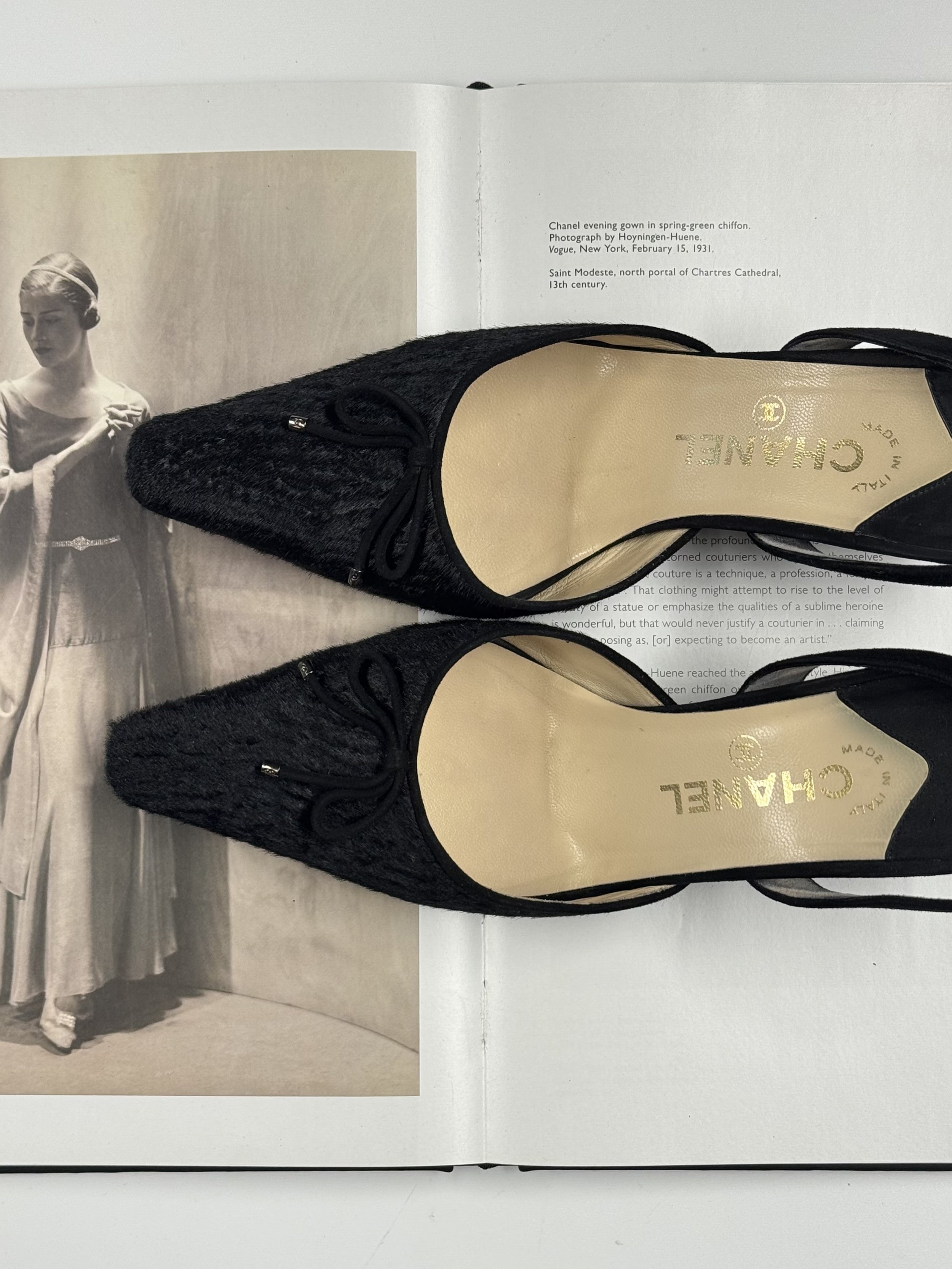Chanel Ponyhair Slingbacks - Size 38 - GIMI RARITY