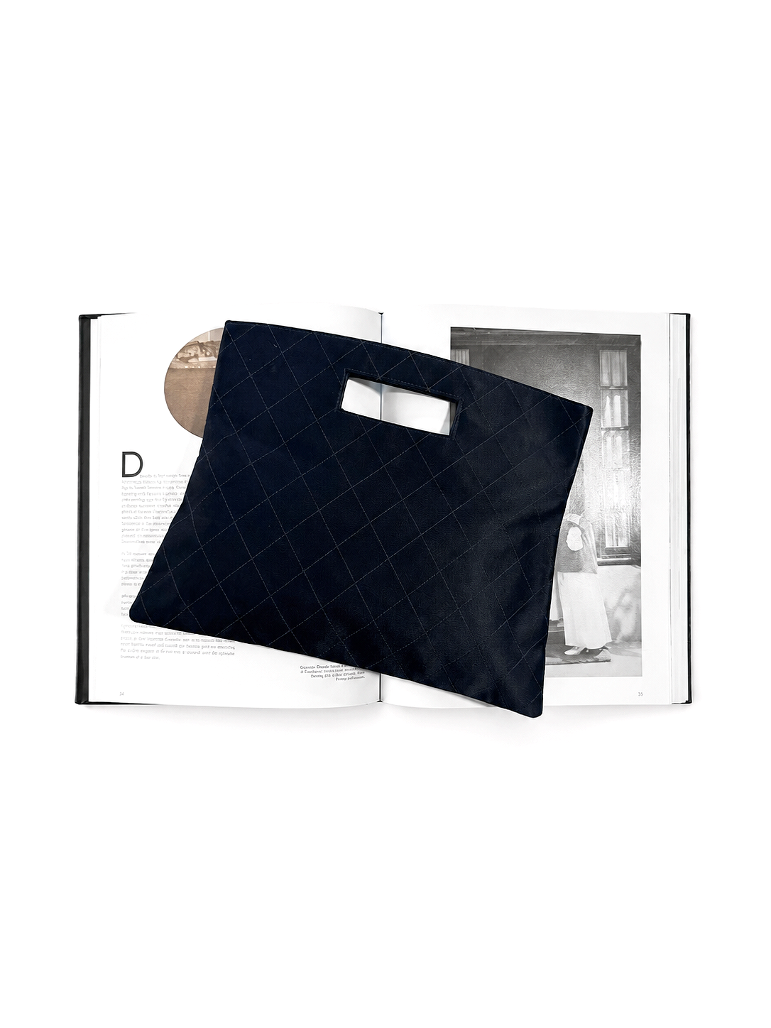 Chanel Silk Matelasse Clutch