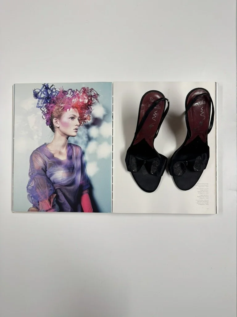 Rene Caovilla Satin Slingbacks - Size 36 - GIMI RARITY