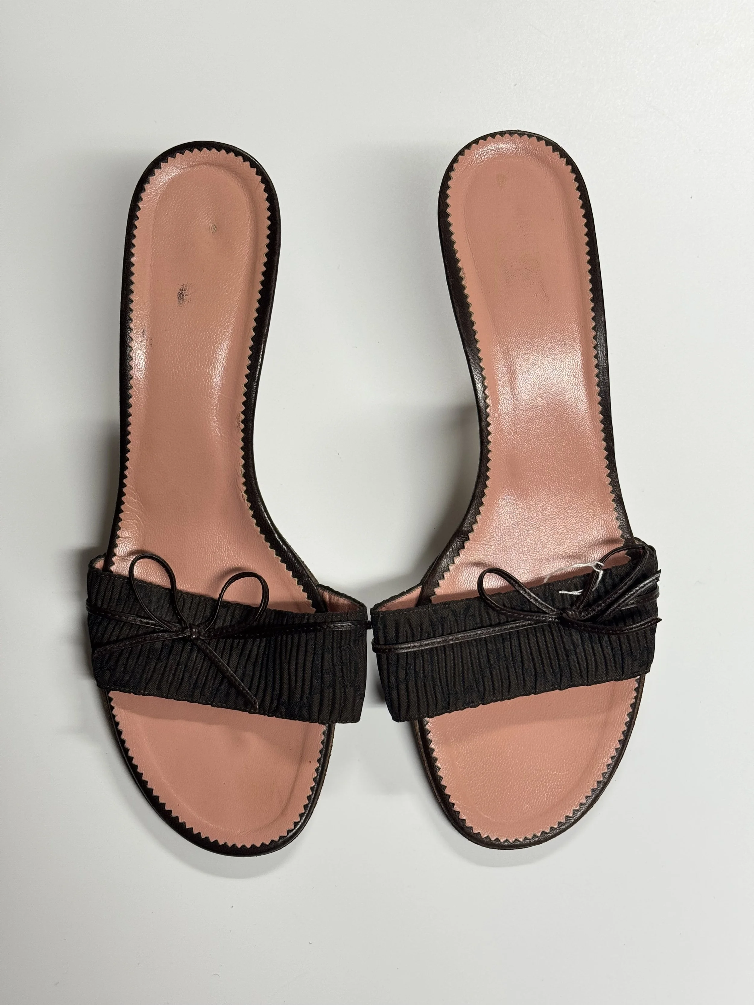 Gucci Monogram Mules - Size 9.5 - GIMI RARITY