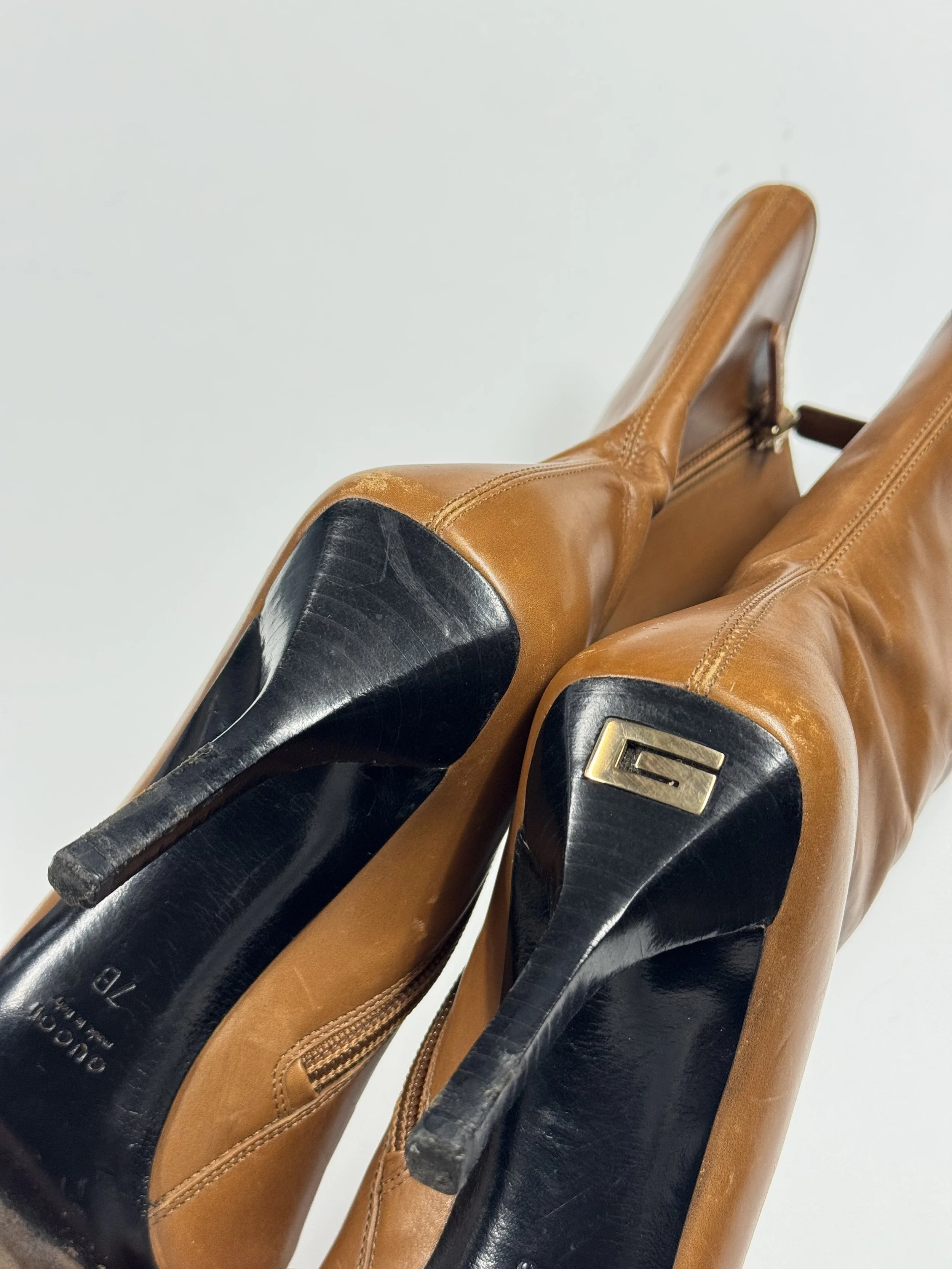 Gucci Pointed Toe Booties - Size 7 - GIMI RARITY