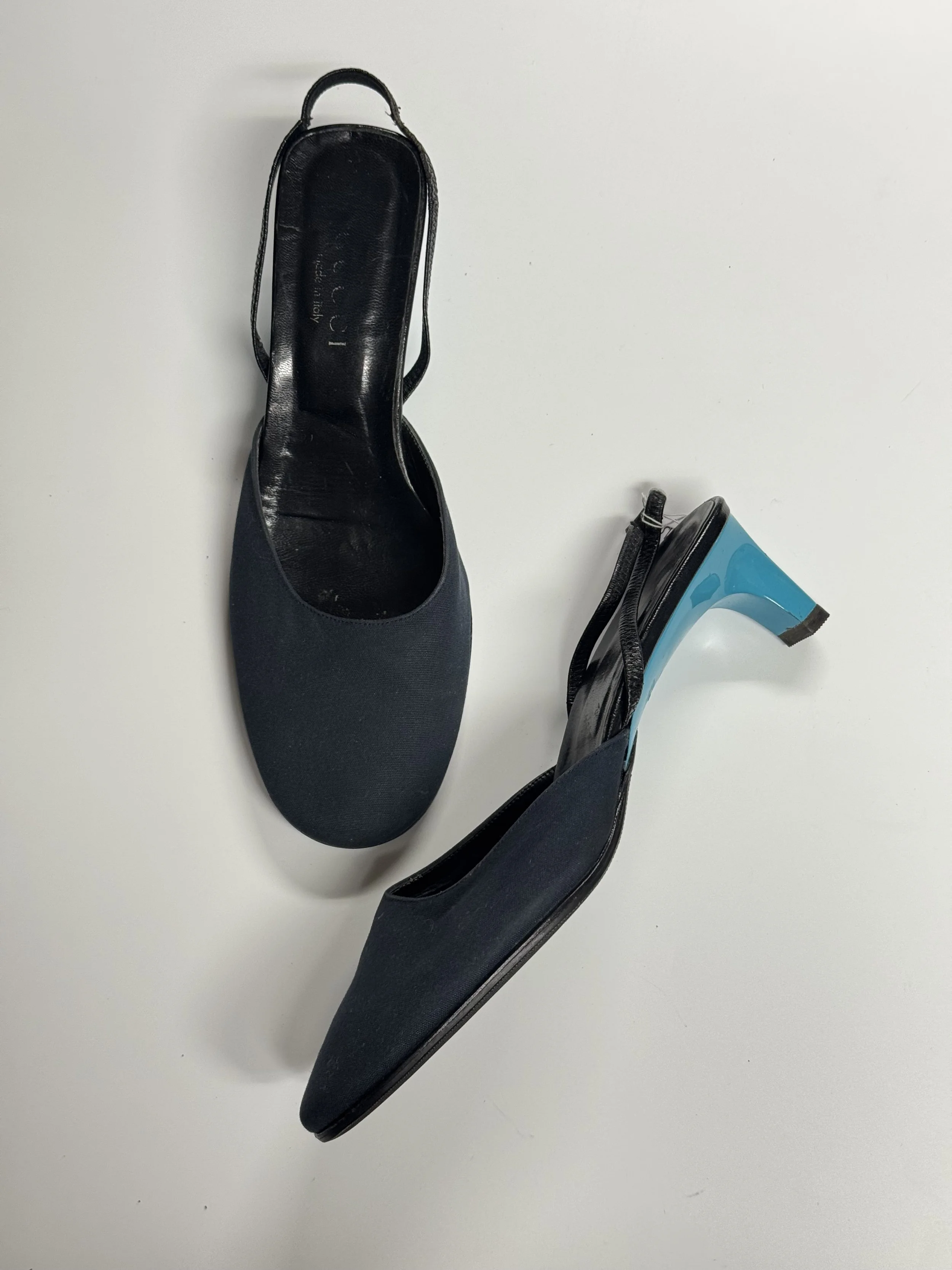 Gucci Fabric Slingbacks - Size 7.5 - GIMI RARITY