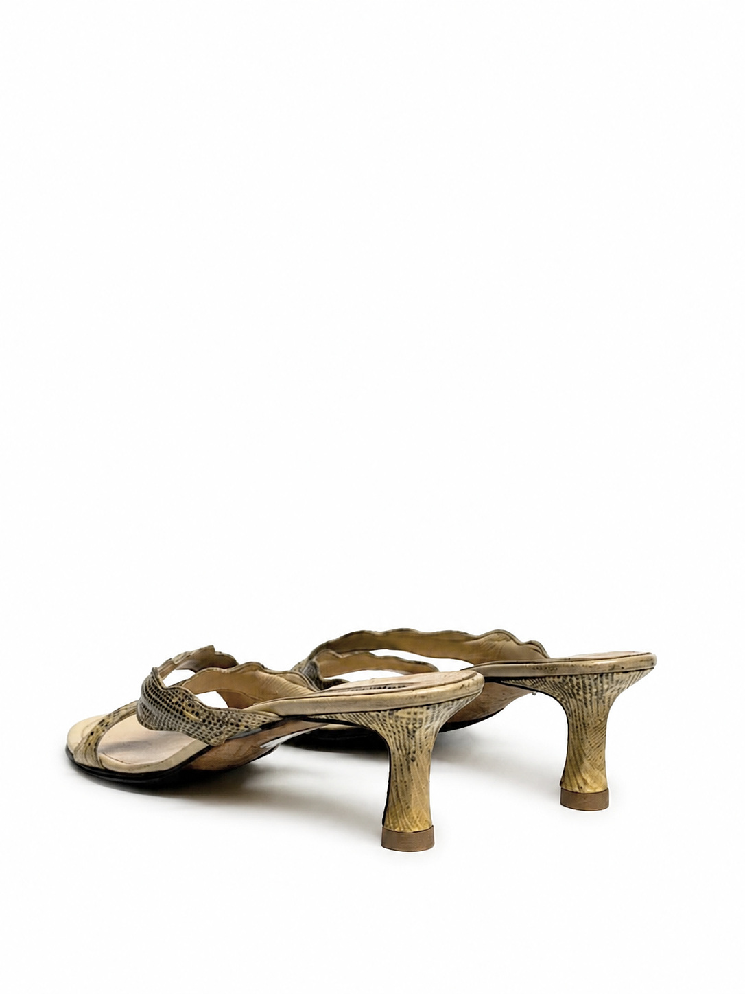 Manolo Blahnik Snake Heels - Size 8 - GIMI RARITY