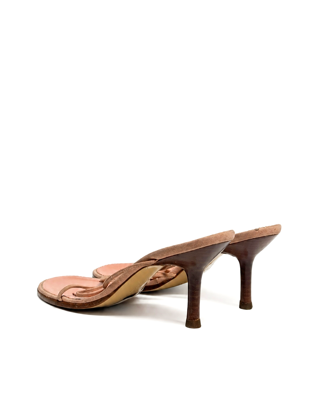 Gucci Pink Suede Bow Heels - Size 5 - GIMI RARITY