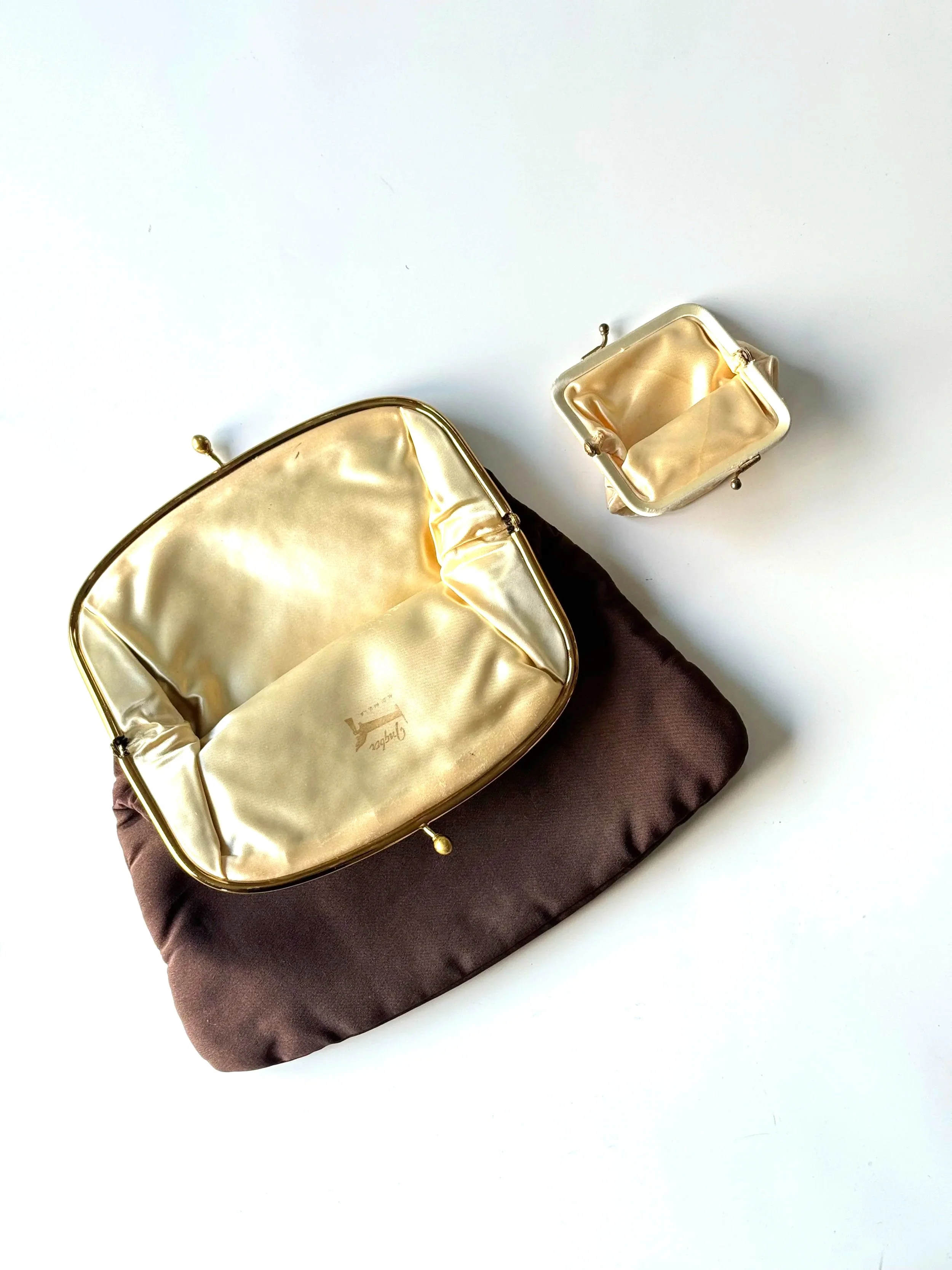 Vintage Brown Clutch - GIMI RARITY