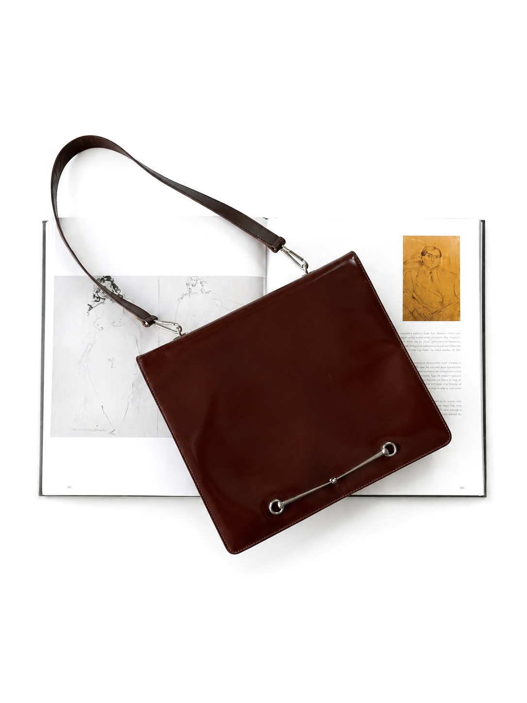 Gucci by Tom Ford Brown Horsebit Purse