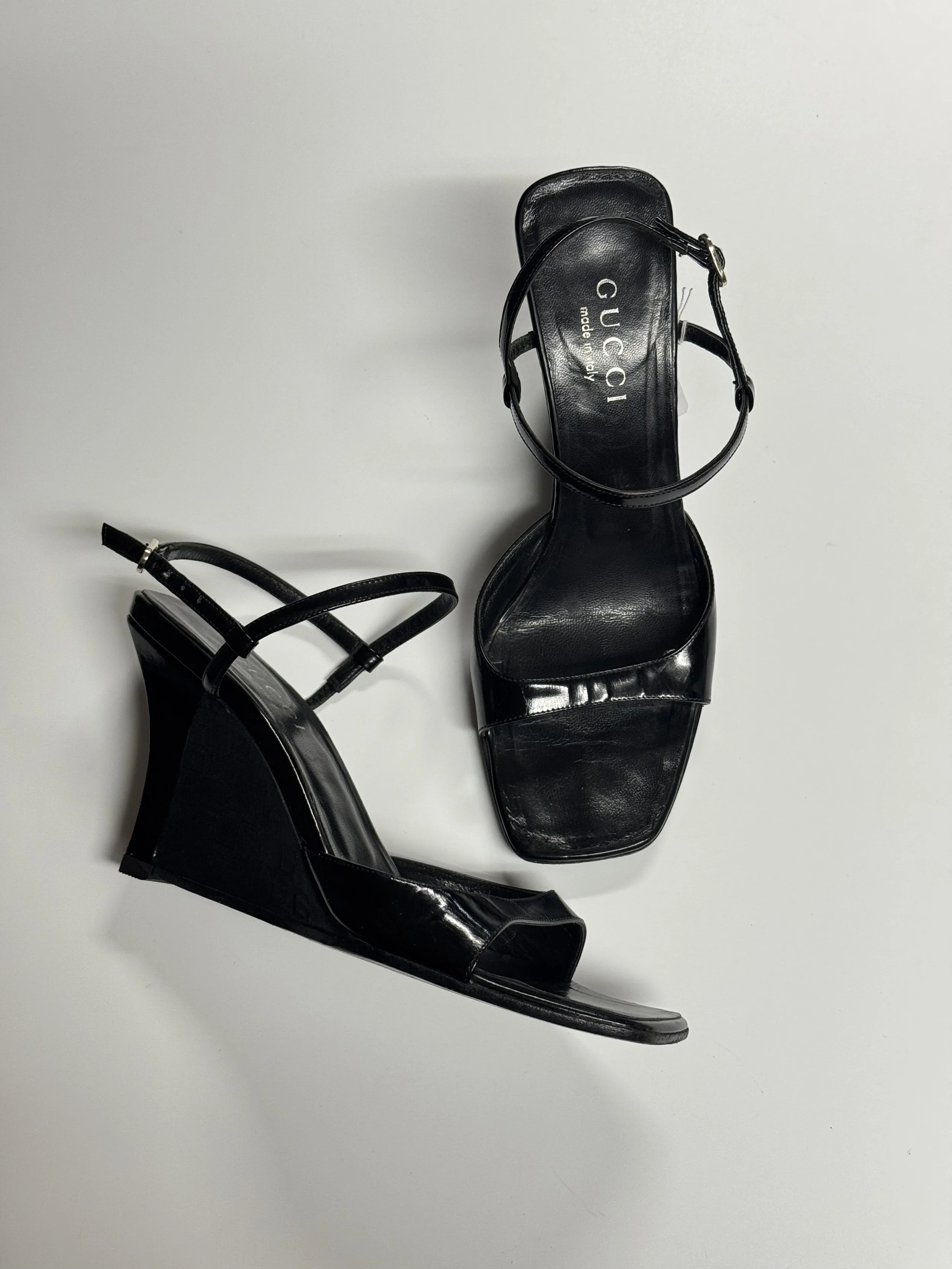 Gucci Monogram Wedges - Size 6 - GIMI RARITY