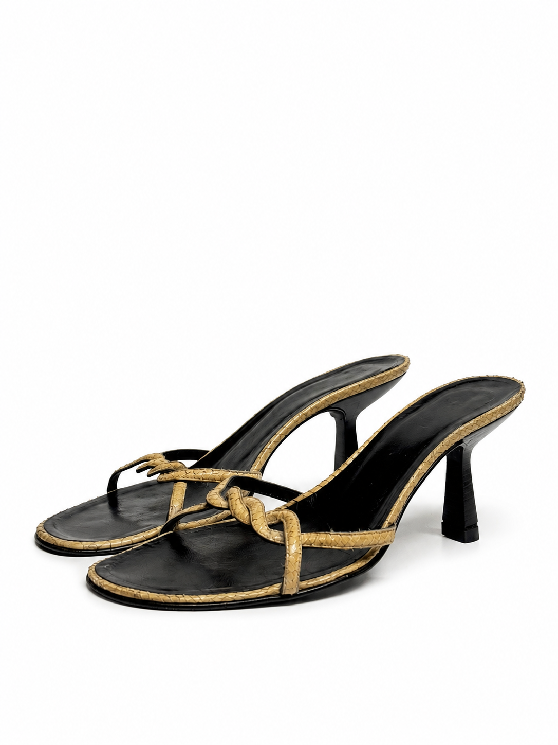 Gucci Snakeskin Heels - Size 39.5 - GIMI RARITY
