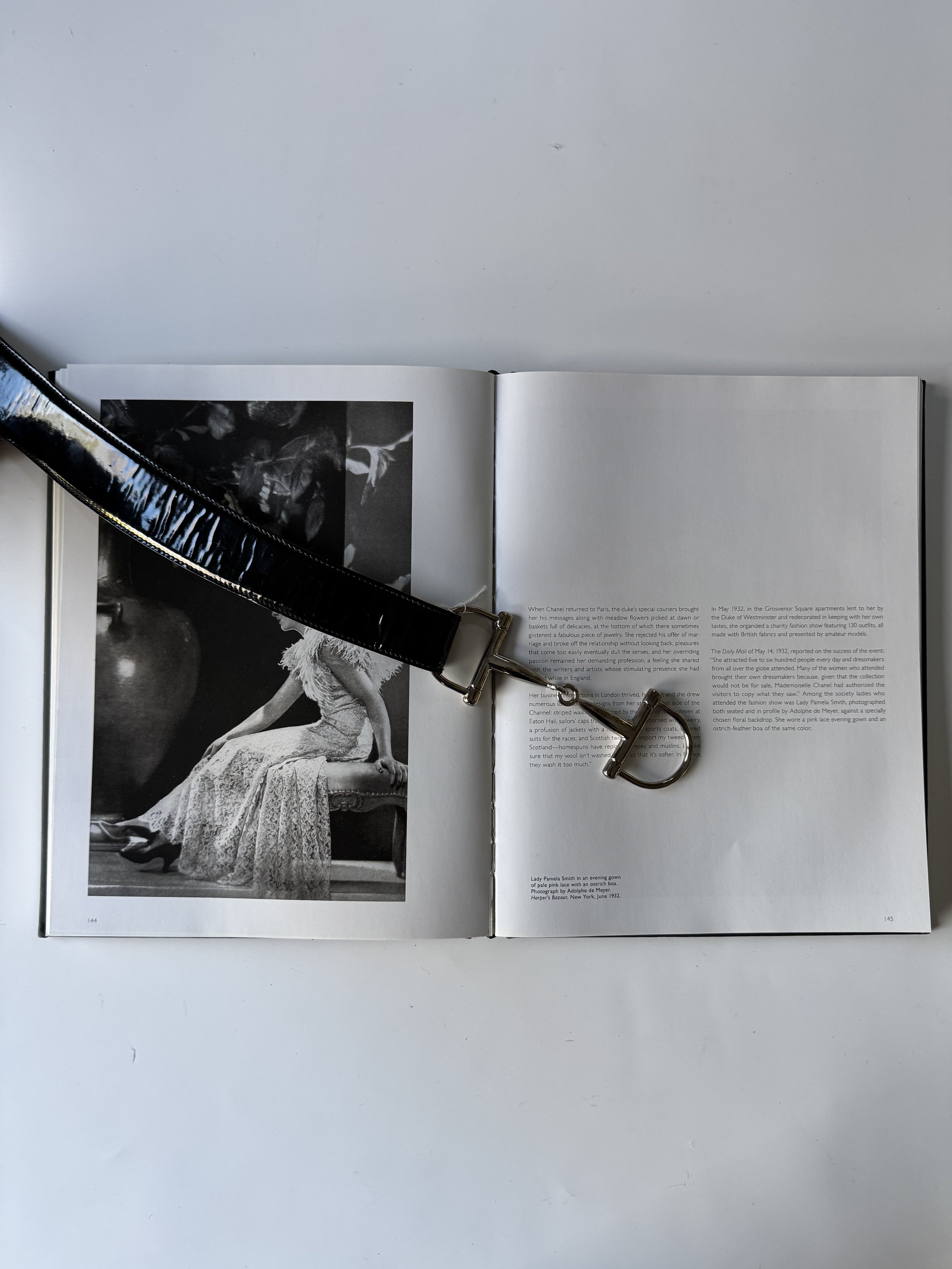 Gucci by Tom Ford Patent Leather Horsebit Belt - 26" - GIMI RARITY