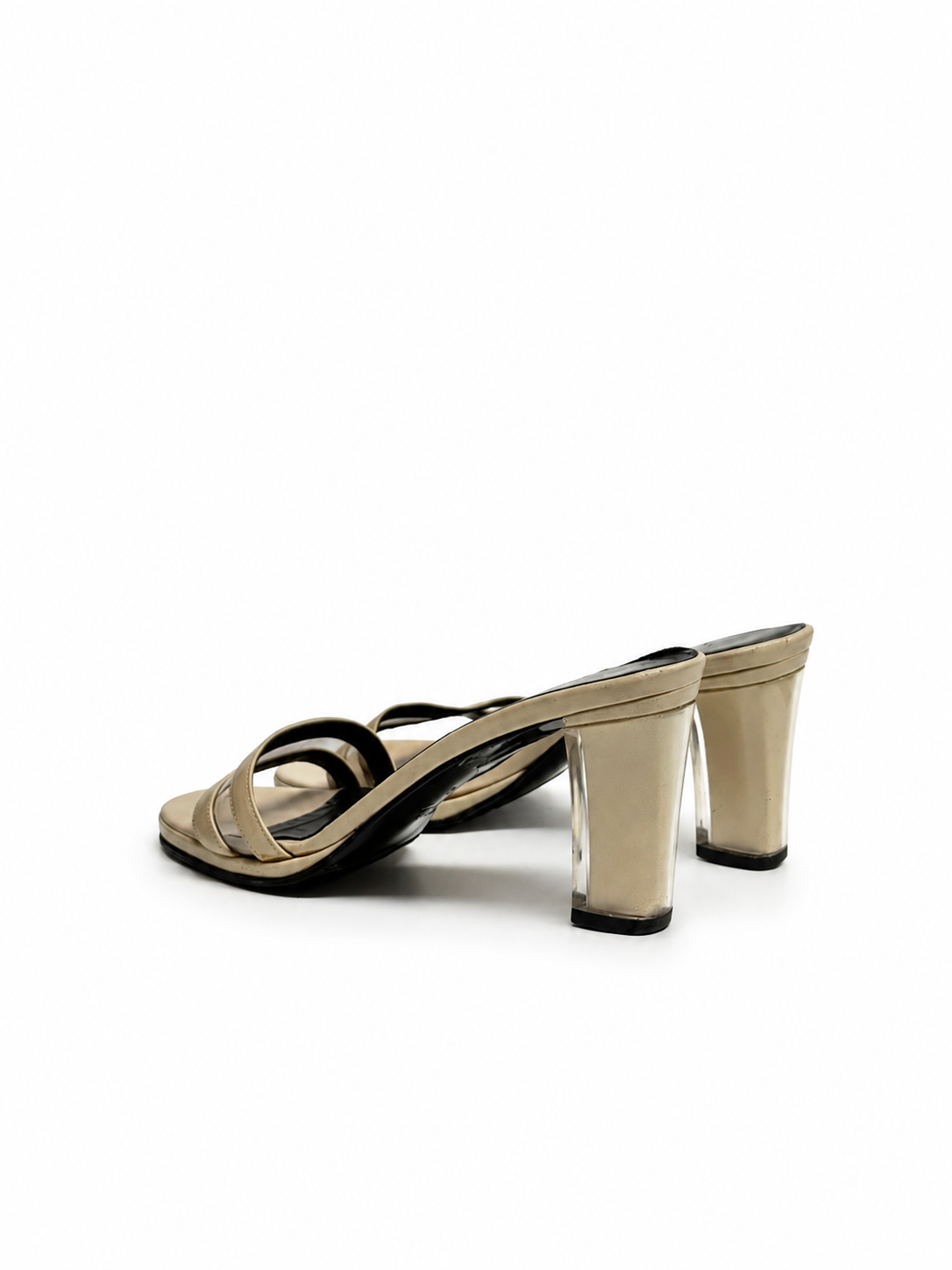 Gucci Leather Block Heel Mules - Size 37.5 - GIMI RARITY