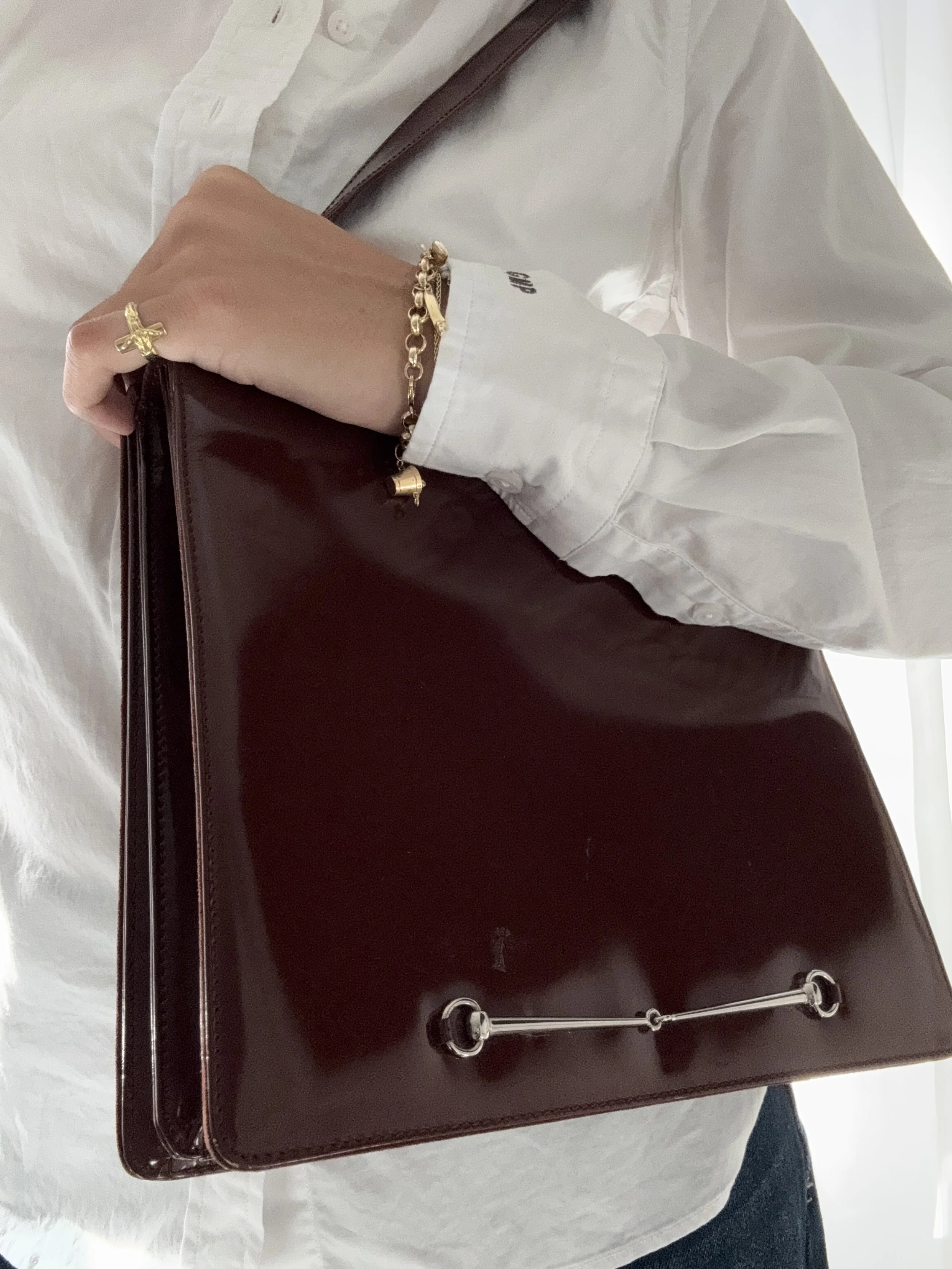 Gucci by Tom Ford Brown Horsebit Purse - GIMI RARITY