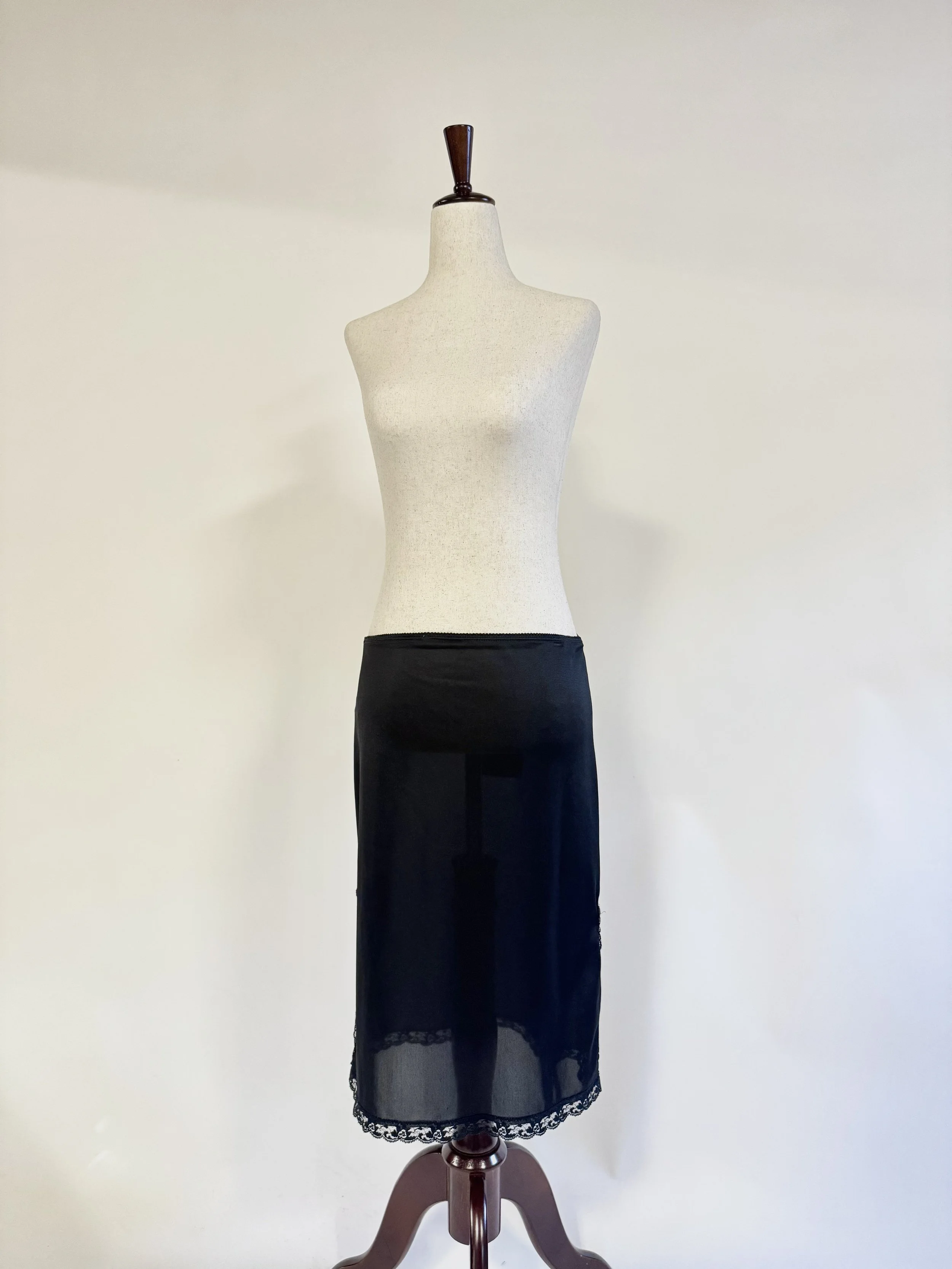 Black Slip Skirt - Size Medium - GIMI RARITY