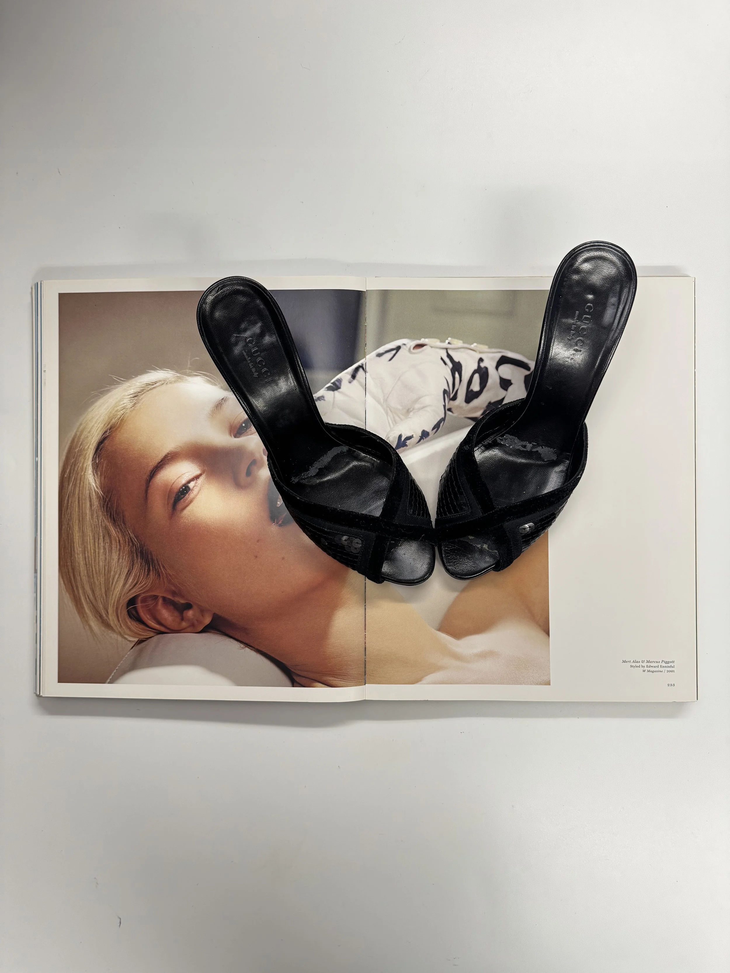 Gucci by Tom Ford Peep-Toe Mules - Size 7 - GIMI RARITY