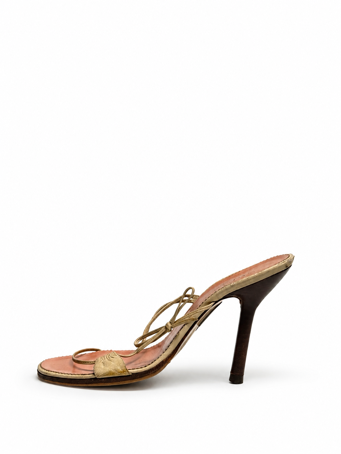 Gucci Strappy Leather Heels - Size 8.5