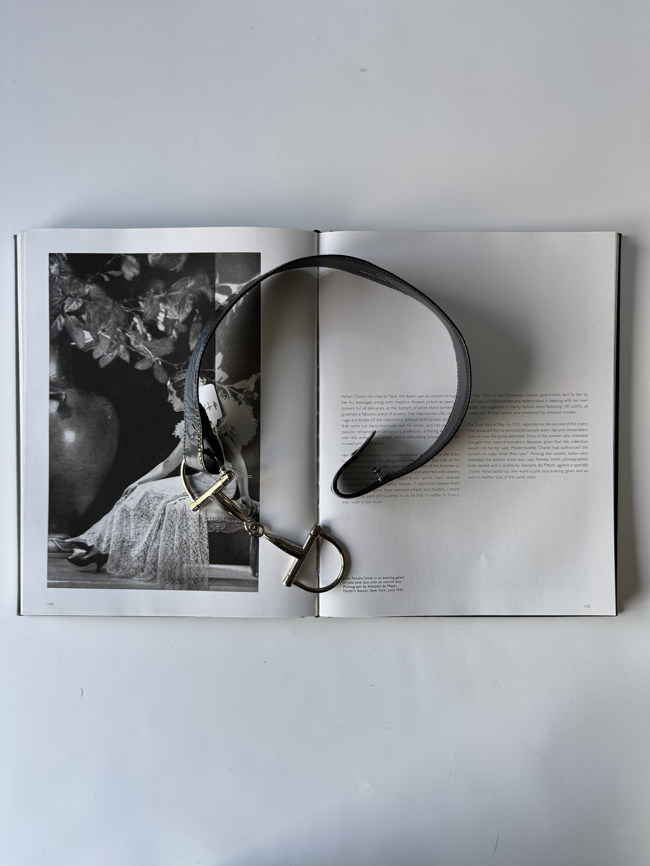 Gucci by Tom Ford Patent Leather Horsebit Belt - 26" - GIMI RARITY