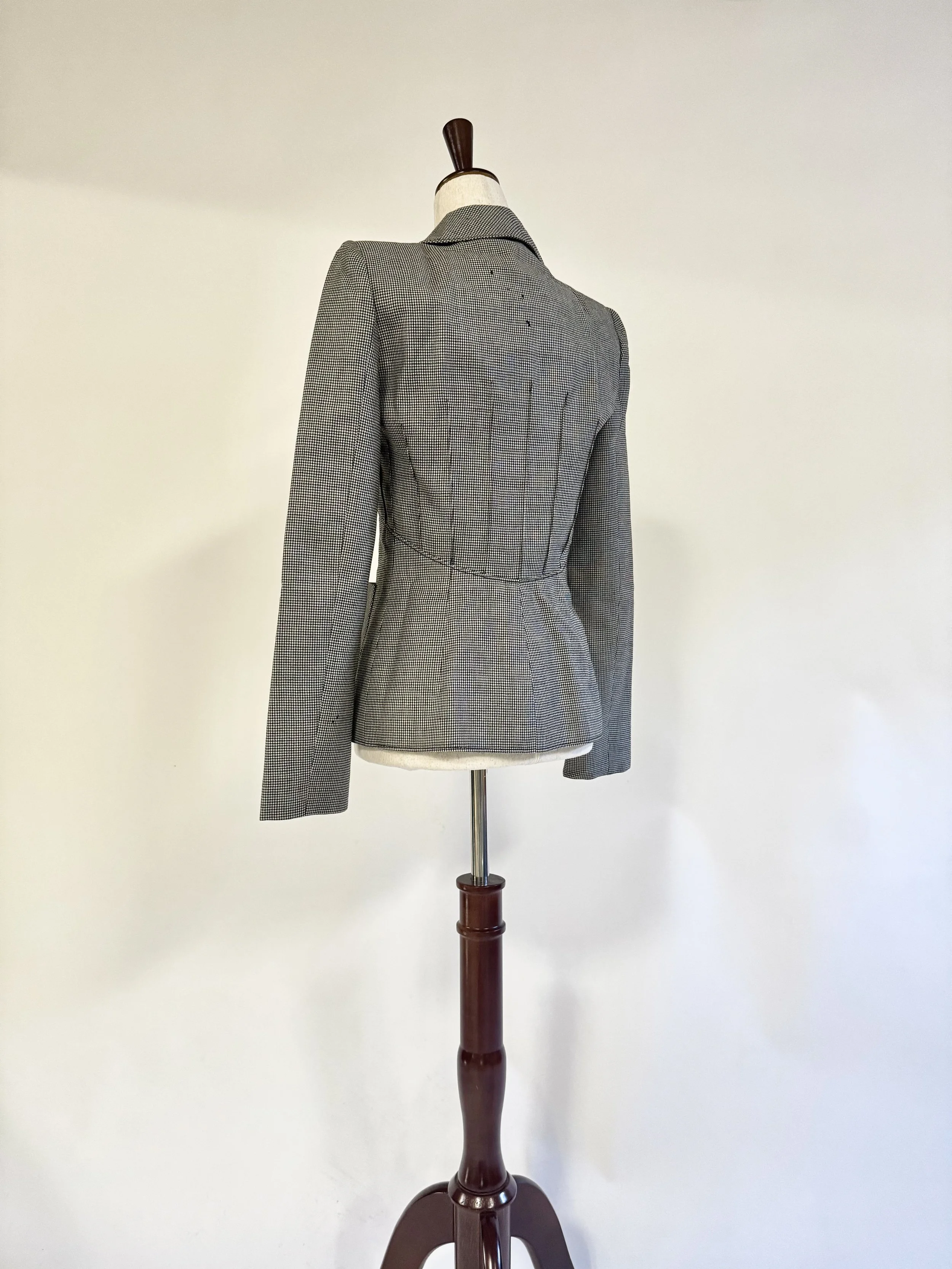 Valentino Houndstooth Blazer - Size 2 - GIMI RARITY