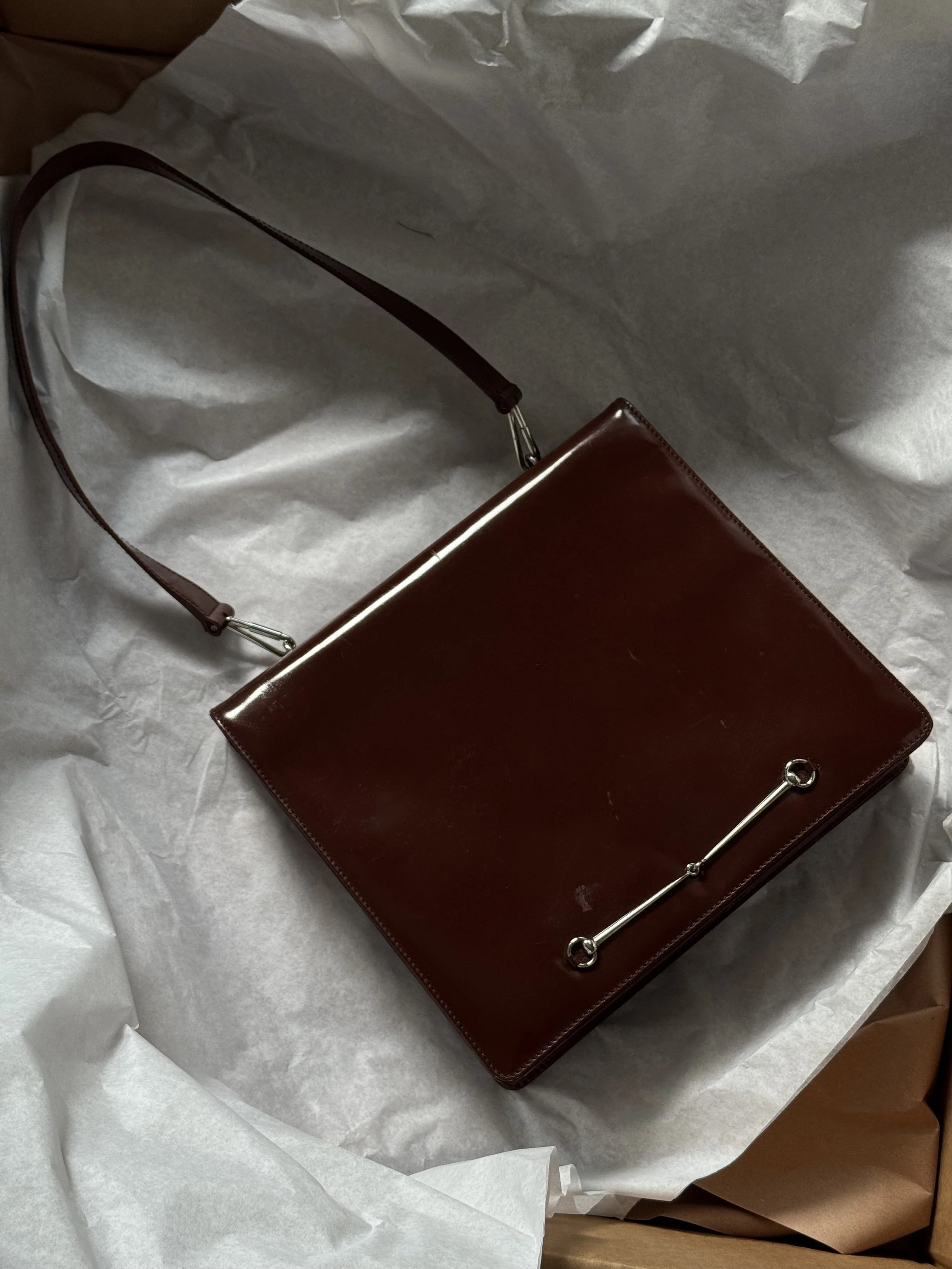 Gucci by Tom Ford Brown Horsebit Purse - GIMI RARITY