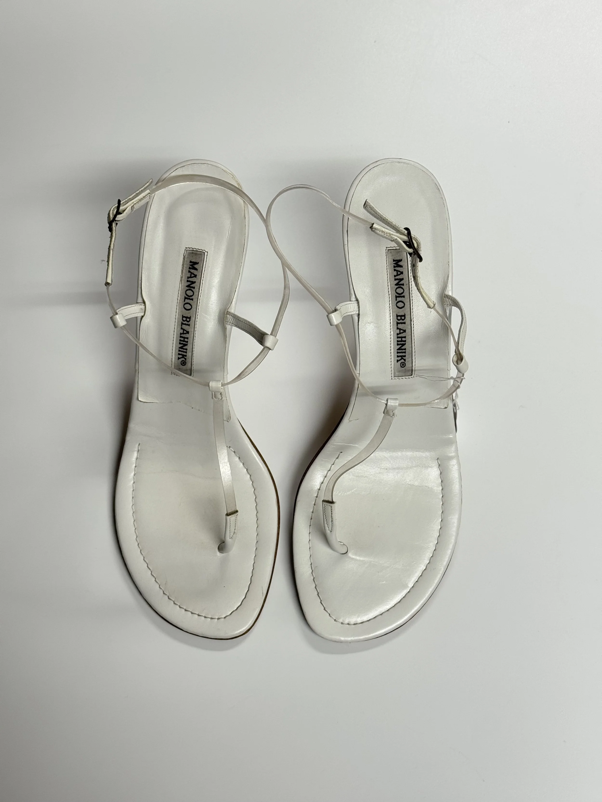 Manolo Blahnik T-Strap Heel - Size 38.5 - GIMI RARITY